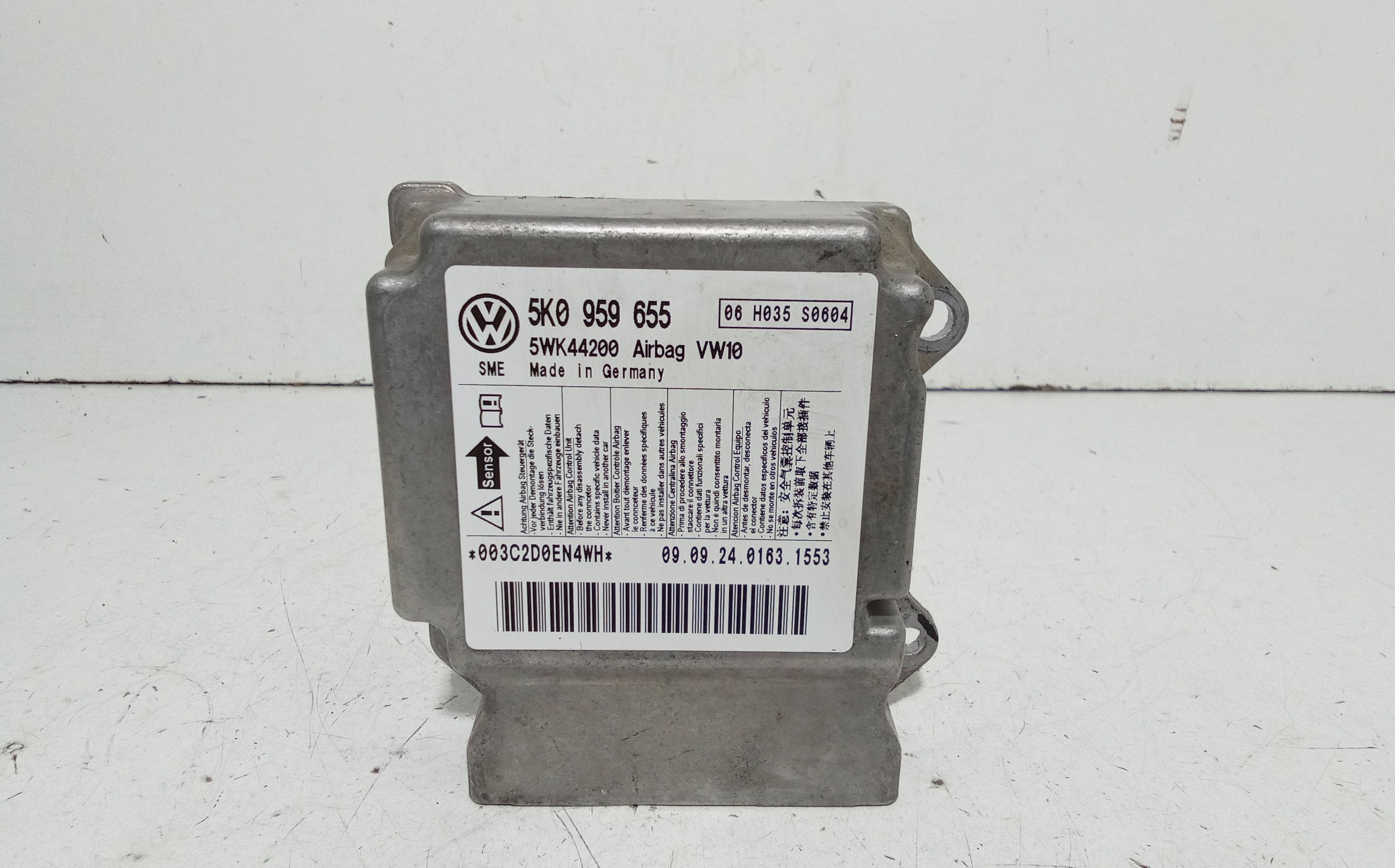 Centralina Comando Airbag 5C0959655B09W Usato