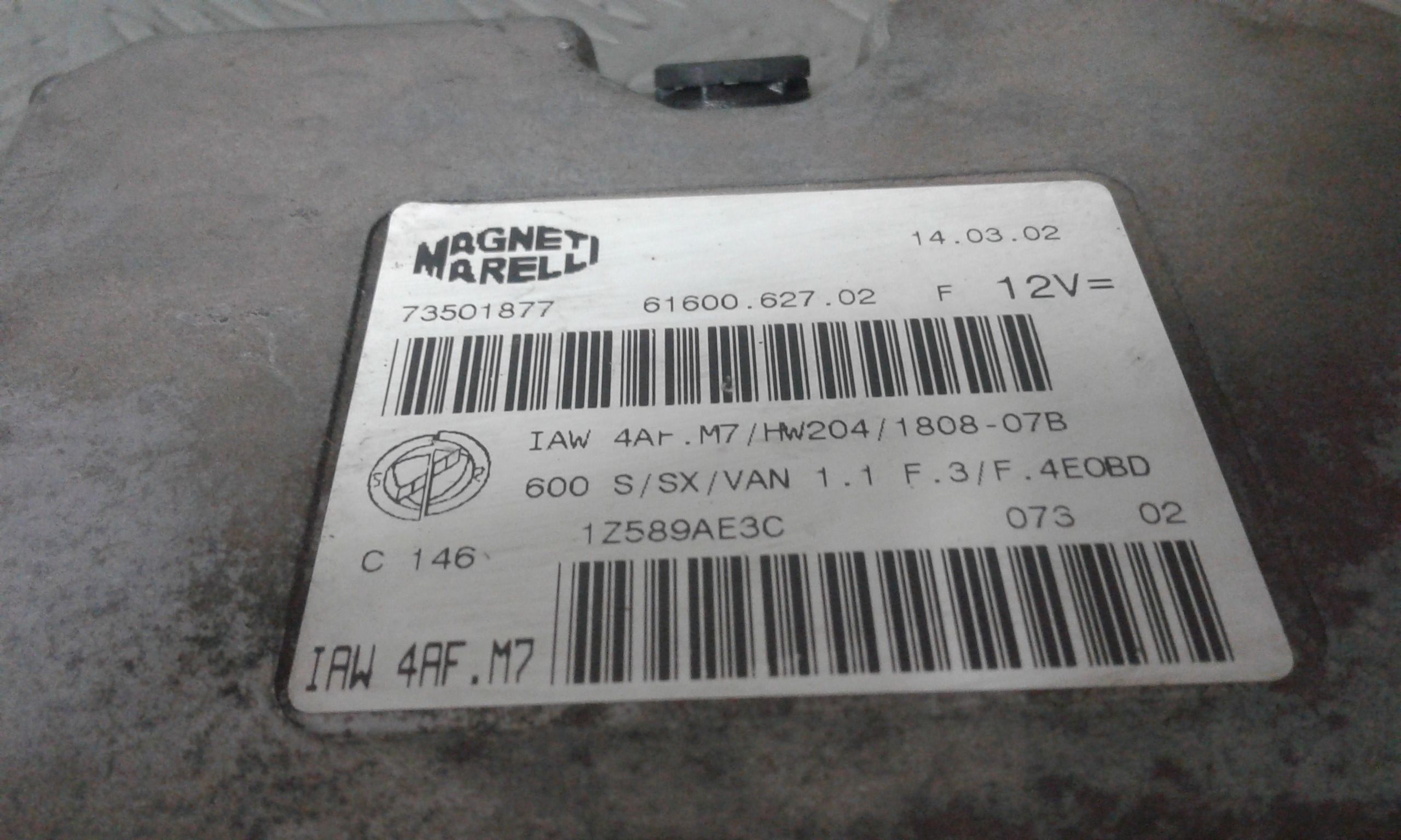 Centralina Iniezione 46820325 Usato