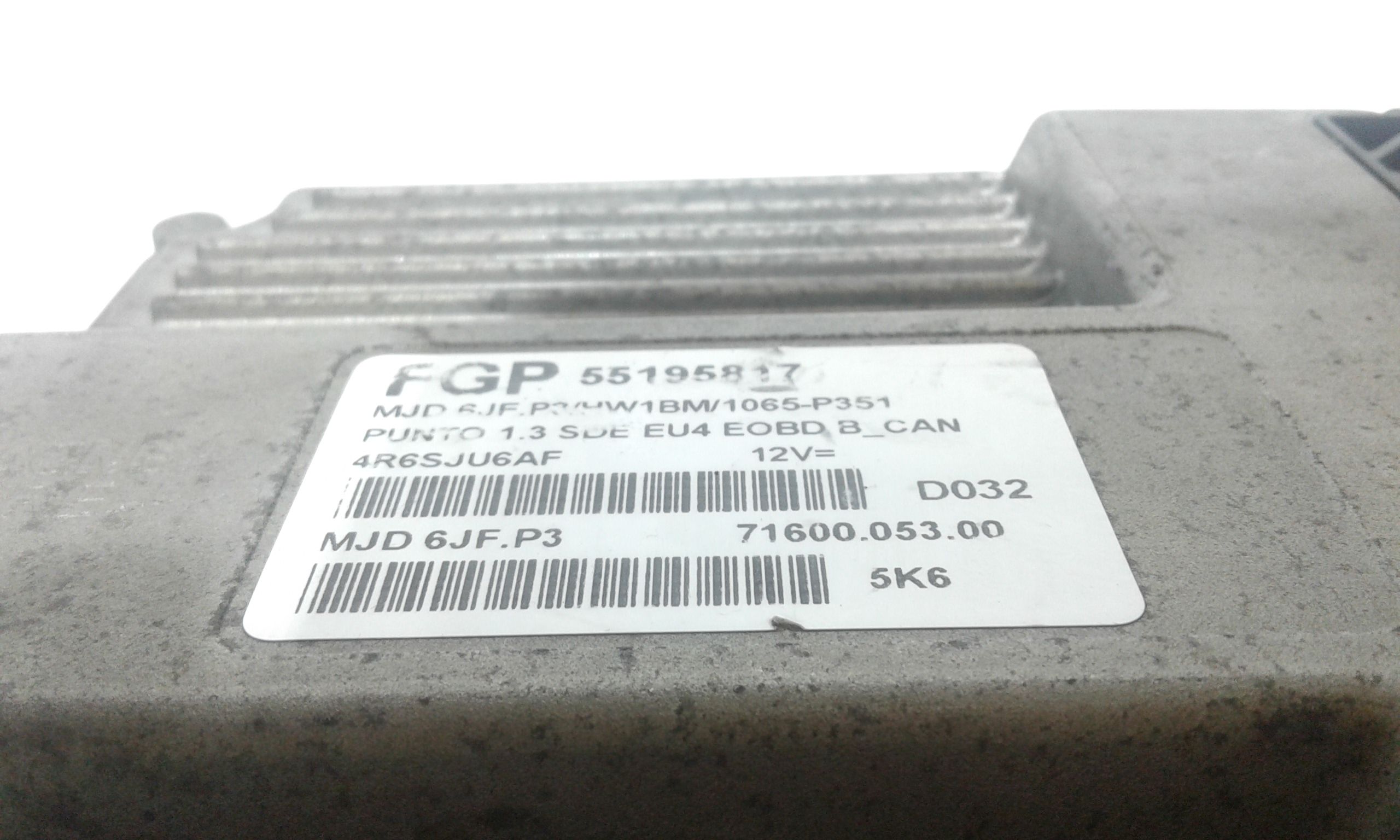 Centralina Iniezione 55180311 Usato