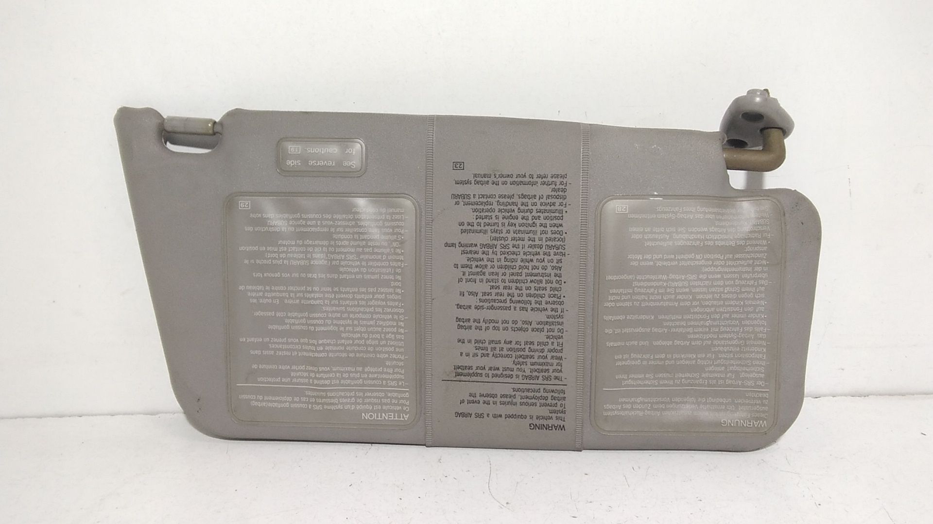 Aletta Parasole Parabrezza Sinistro Usato