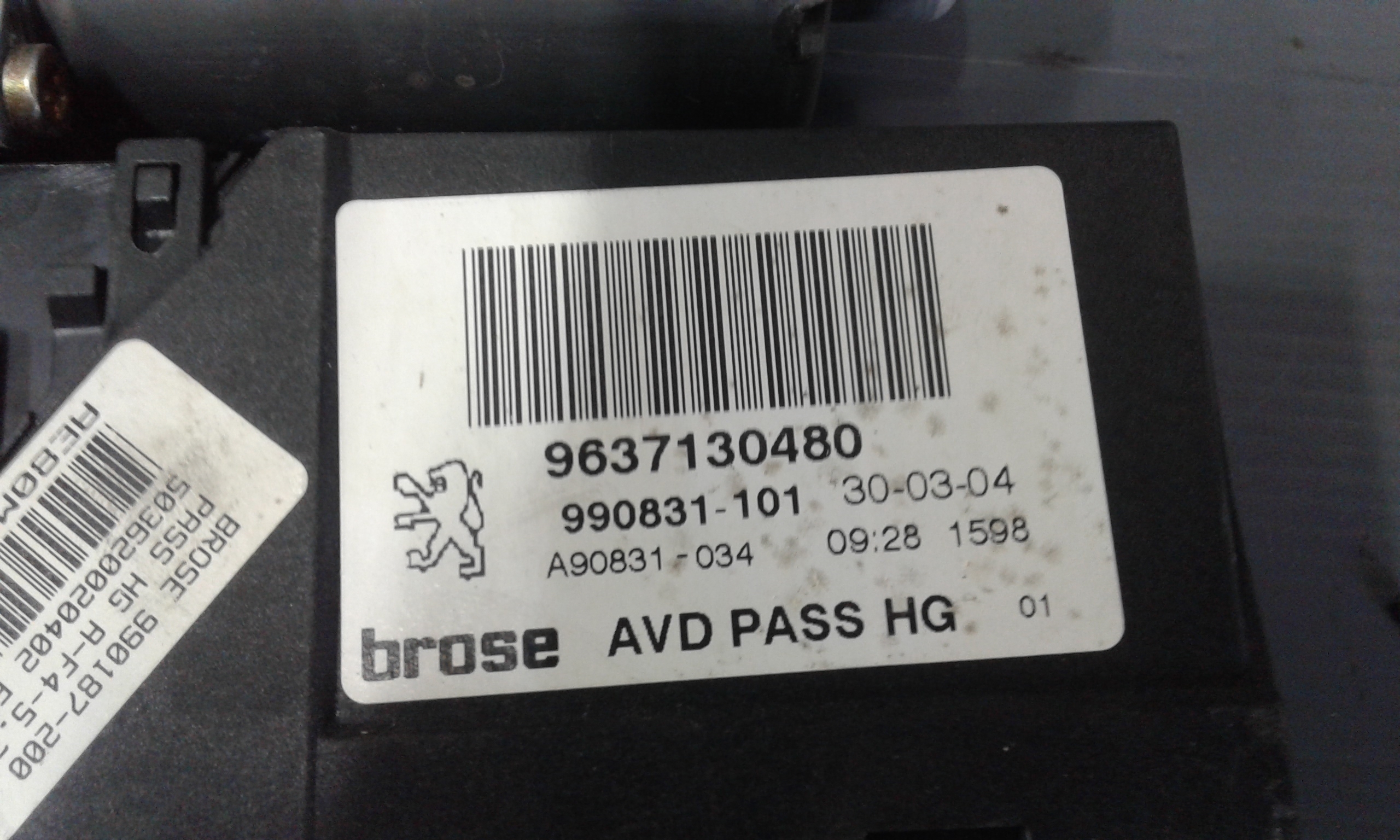 Motorino Alzacristallo Porta Ant. Destro 9222AZ Usato