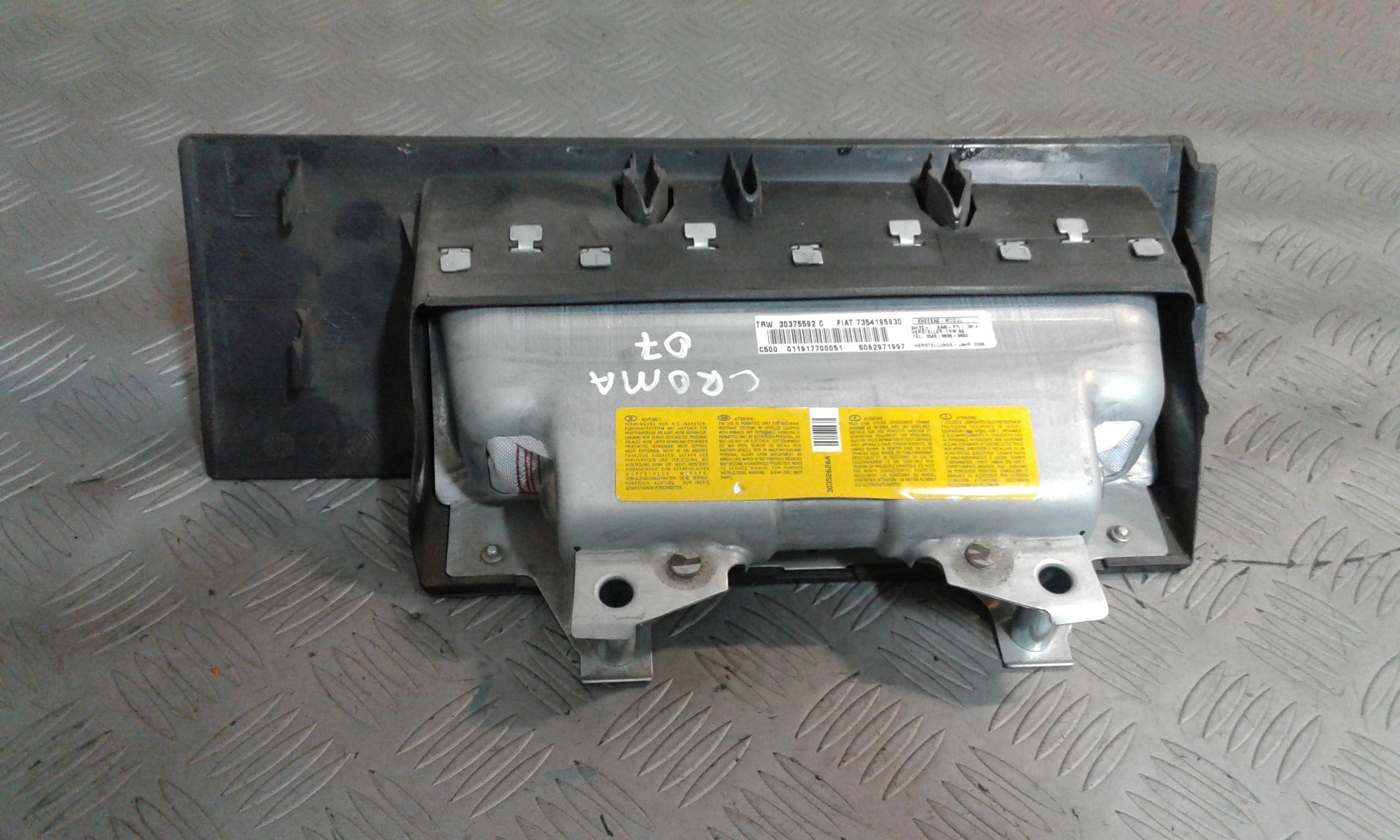 Dispositivo Airbag Lato Passeggero 51744832 Usato