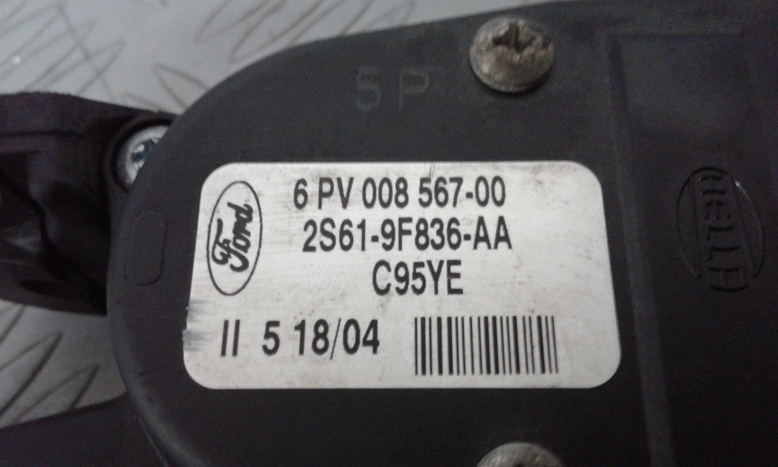 Pedale Acceleratore Usato