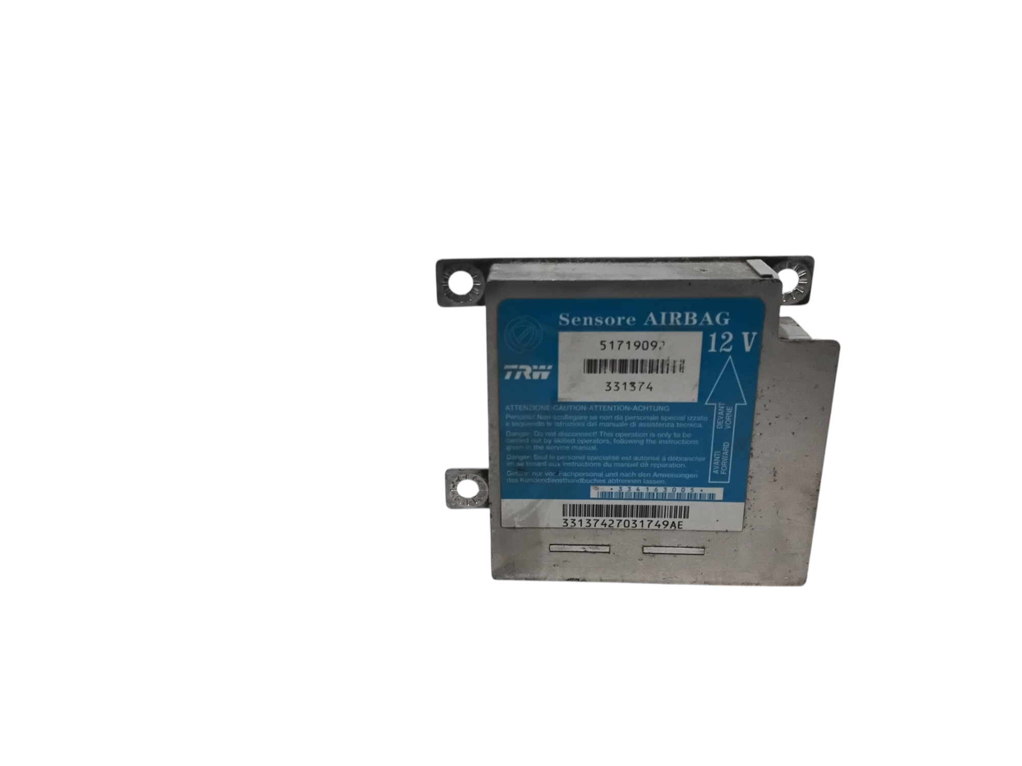 Centralina Comando Airbag 51719093 Usato