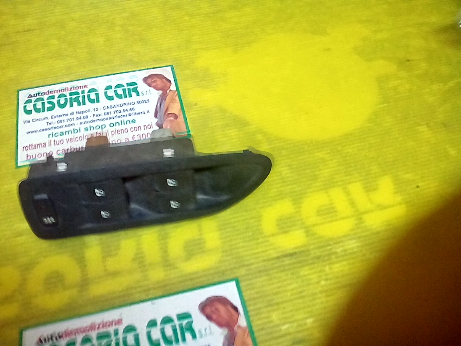 Interruttore Alzacristalli Porta Ant. Sinistro Usato