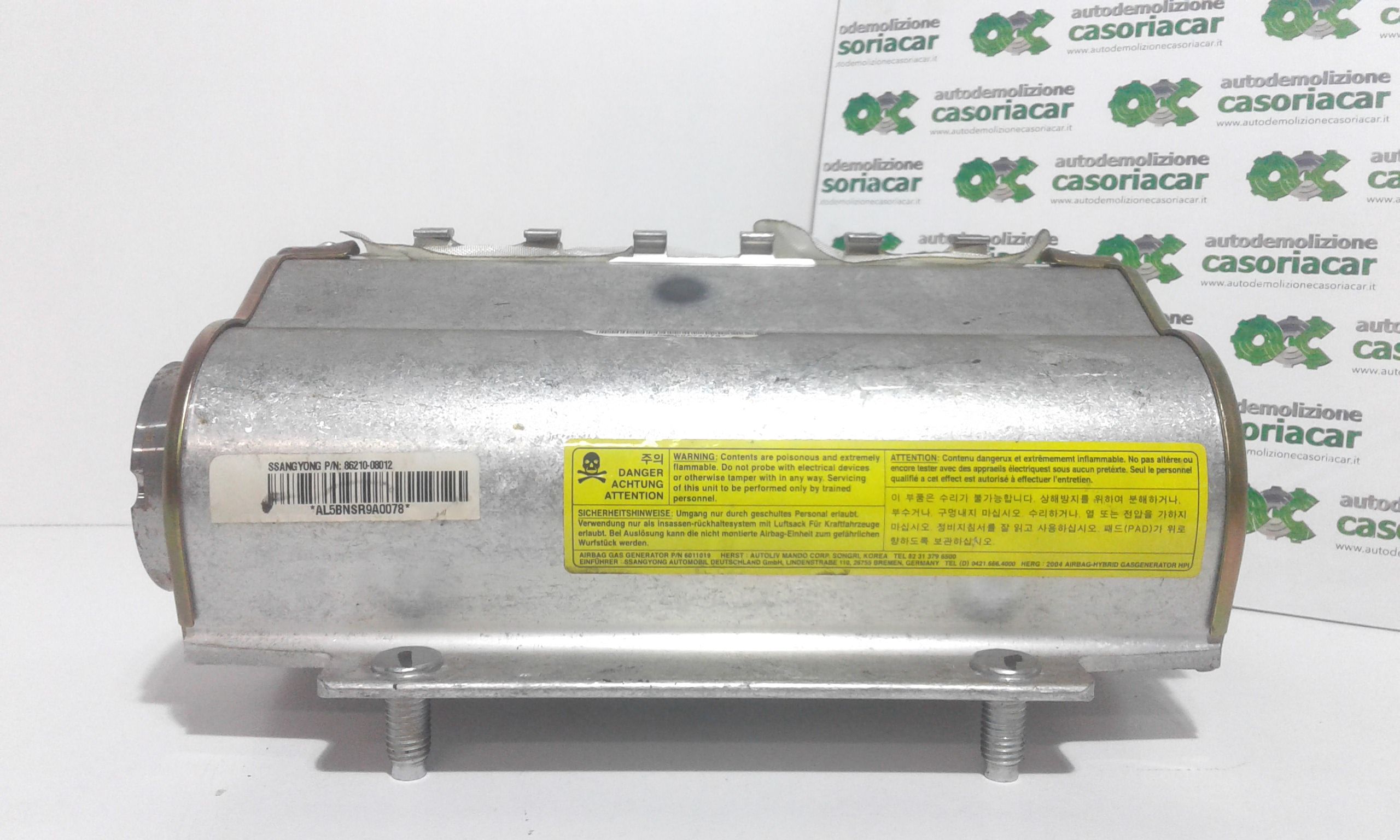 Dispositivo Airbag Lato Passeggero 8621008914 Usato