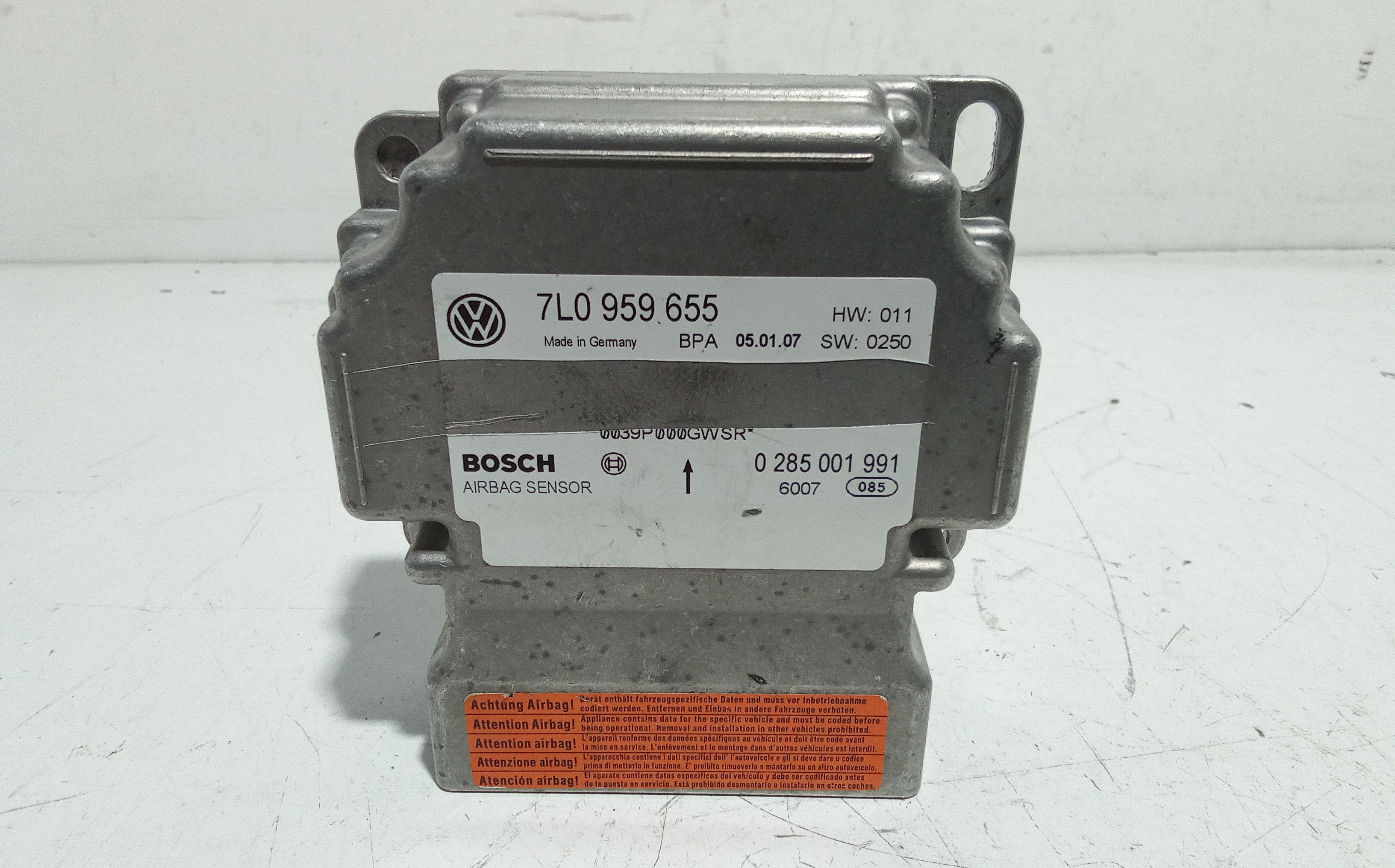 Centralina Comando Airbag 95561821902 Usato