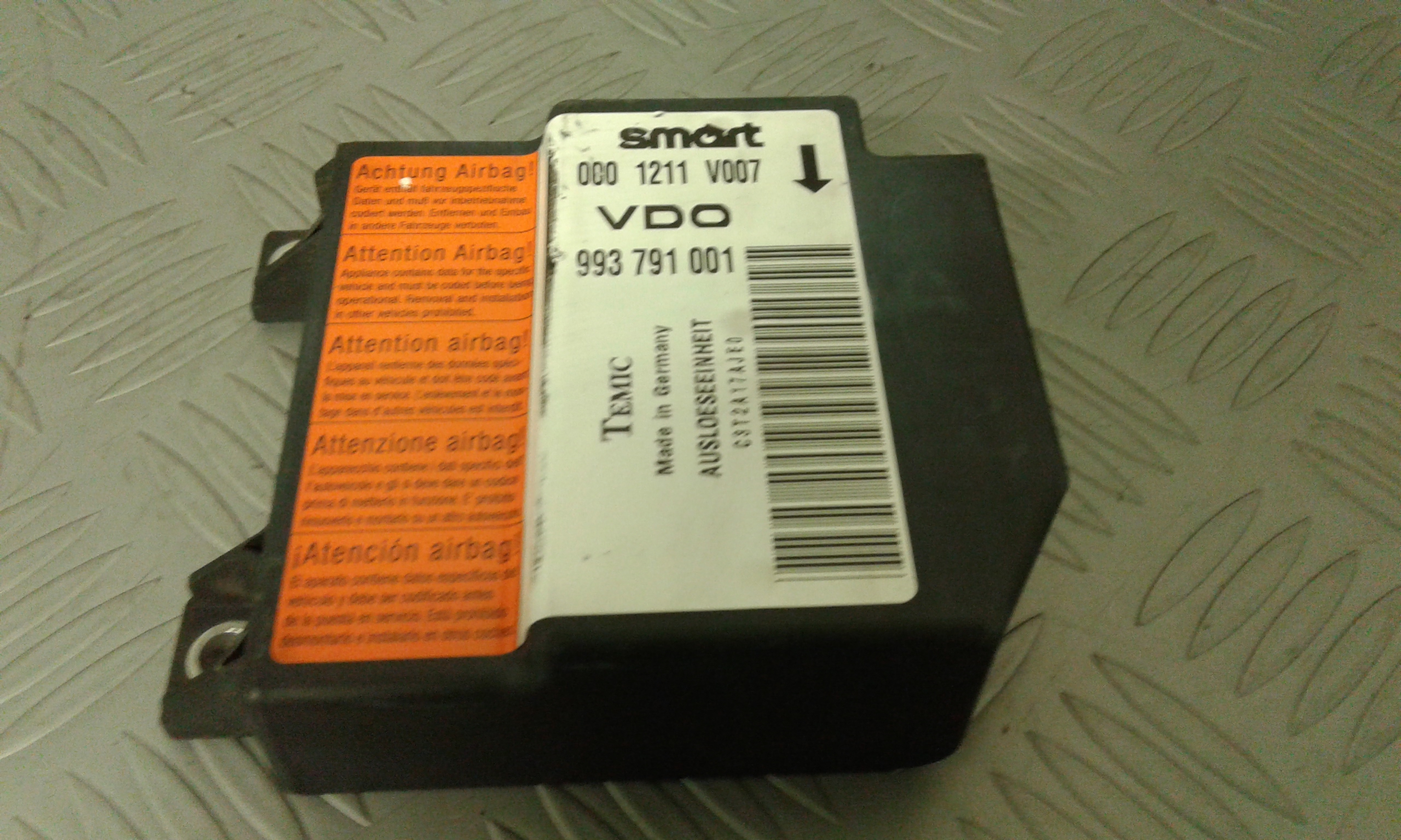 Centralina Comando Airbag Q0000055V008000000 Usato