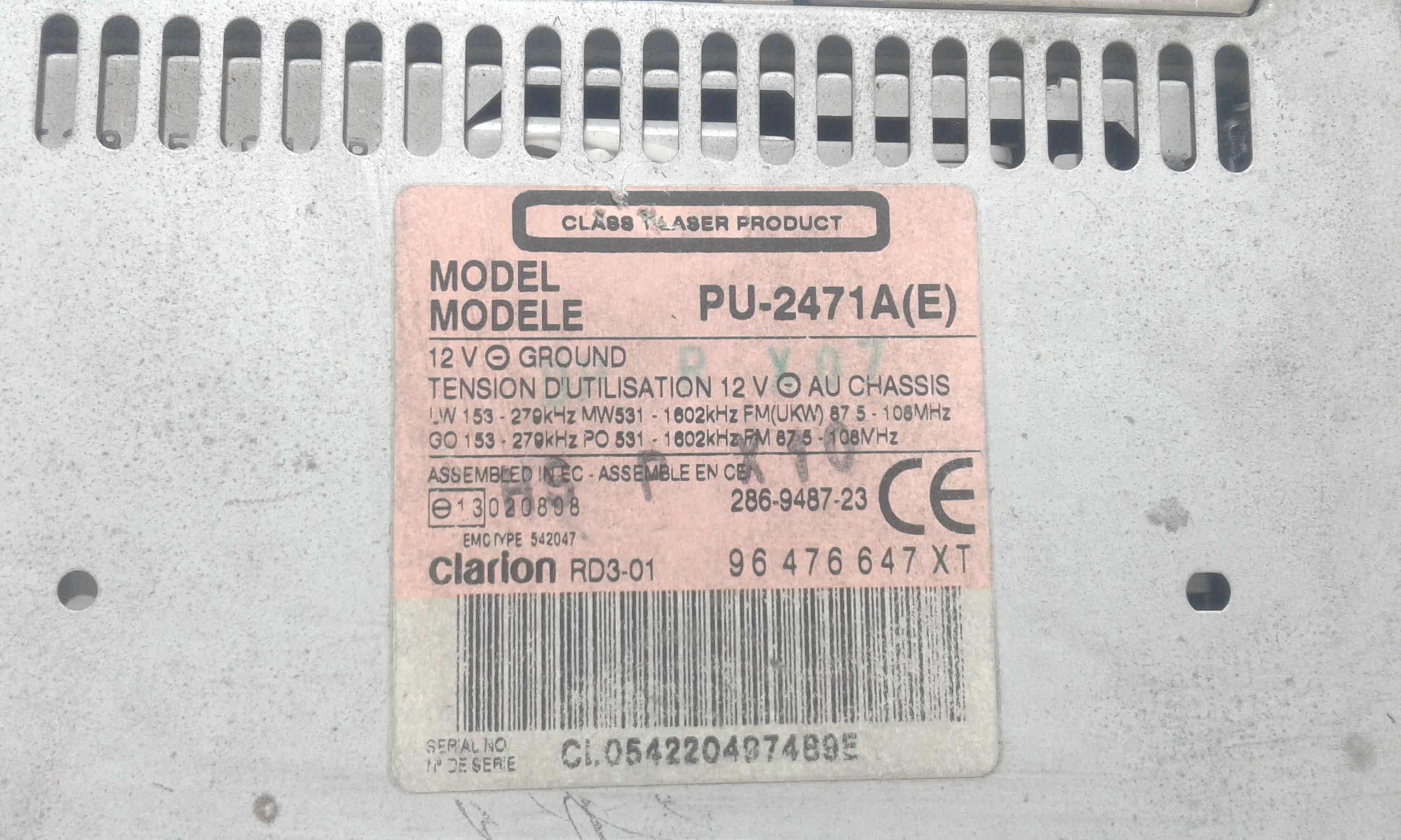 Autoradio 6564RT Usato