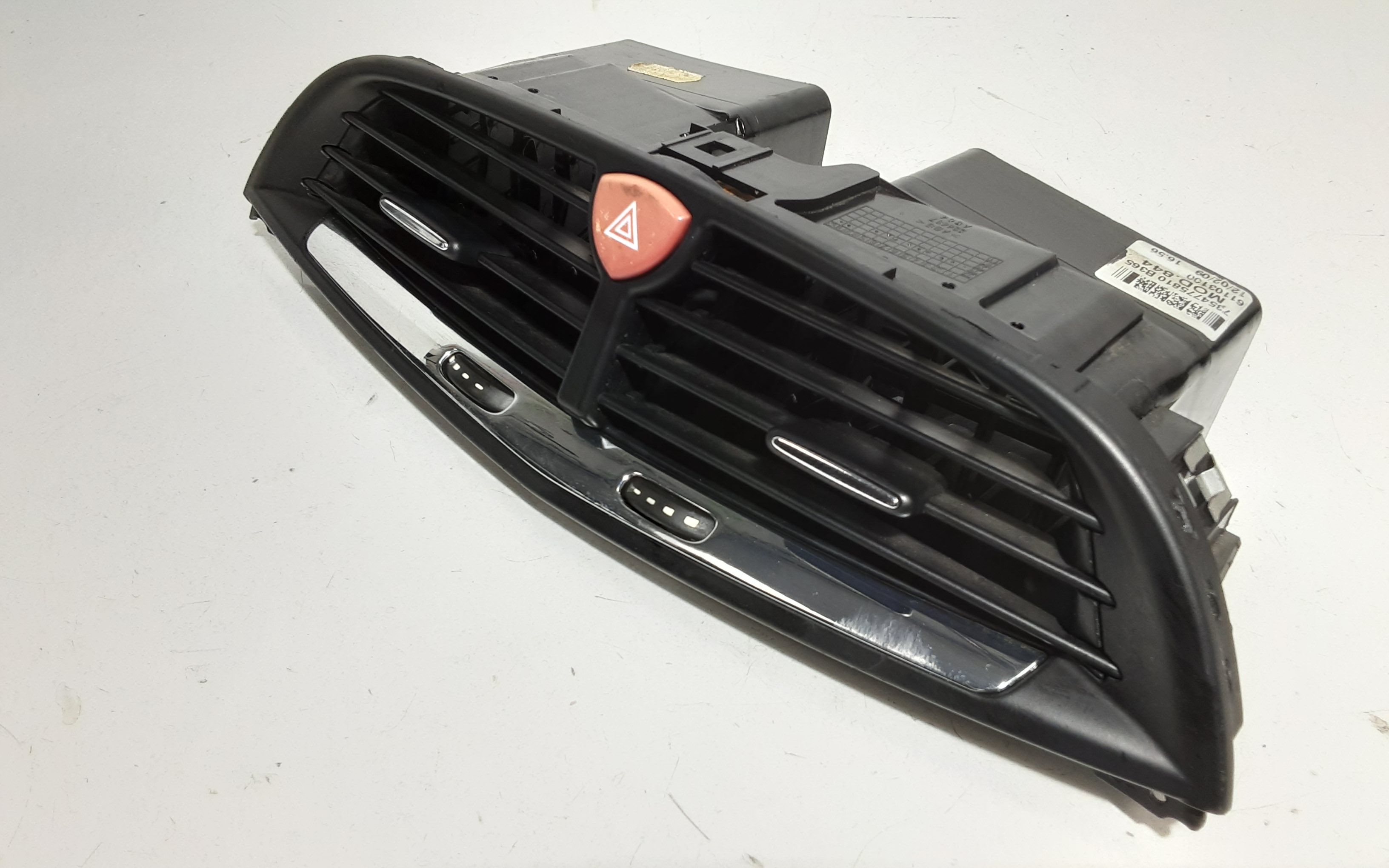 Condotto Aria Bocchette Centr. Sup. Cruscotto Usato