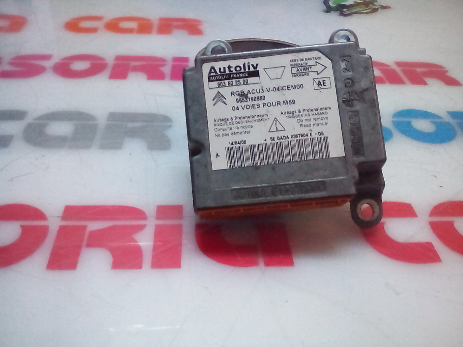 Centralina Comando Airbag 6545R1 Usato