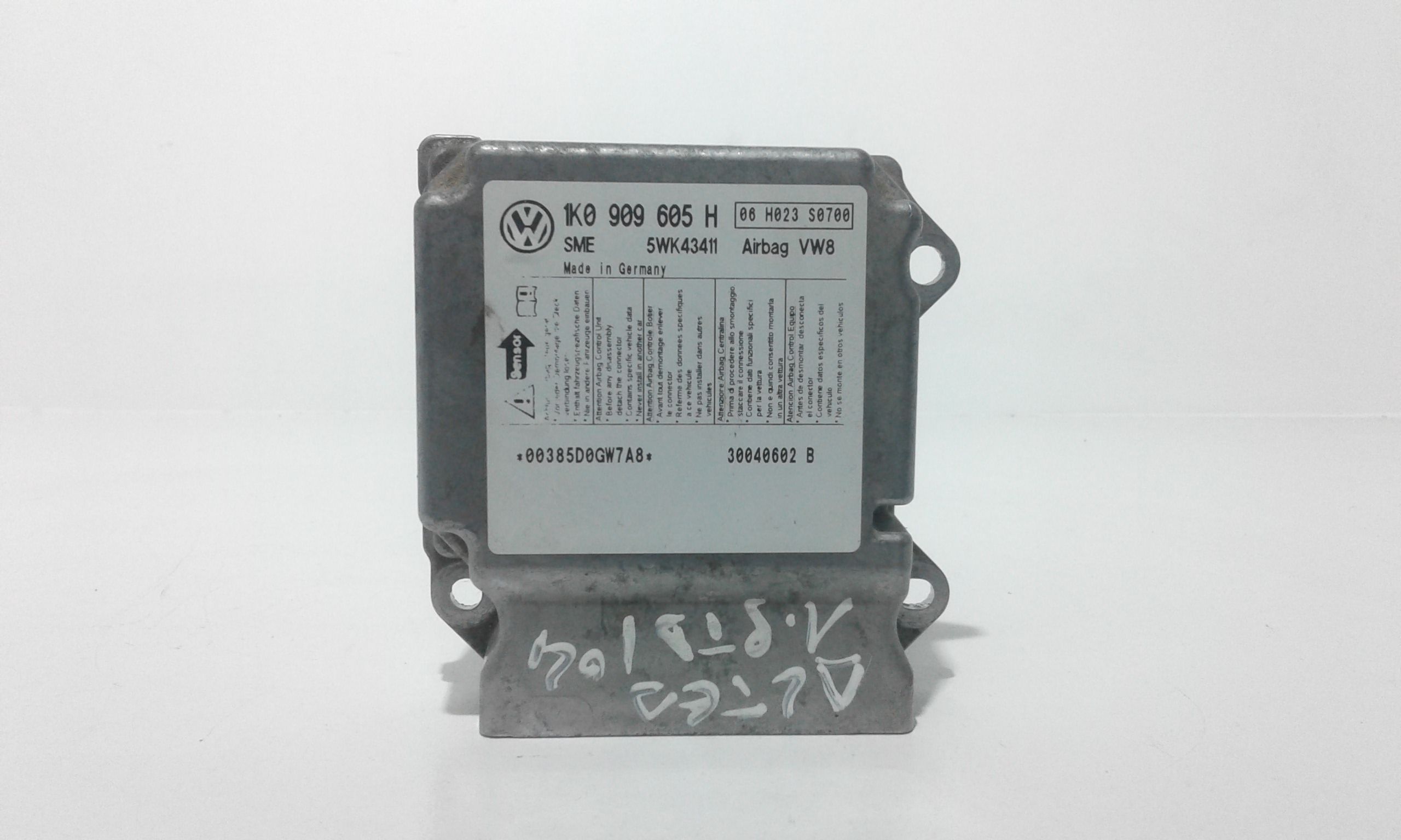 Centralina Comando Airbag 1K0909605R0S7 Usato