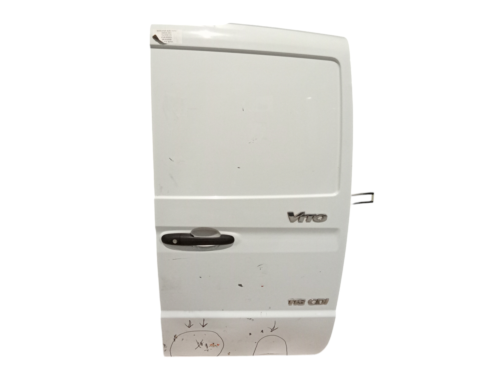 Porta Carico Post. A Battente Destro A6397400102 Usato