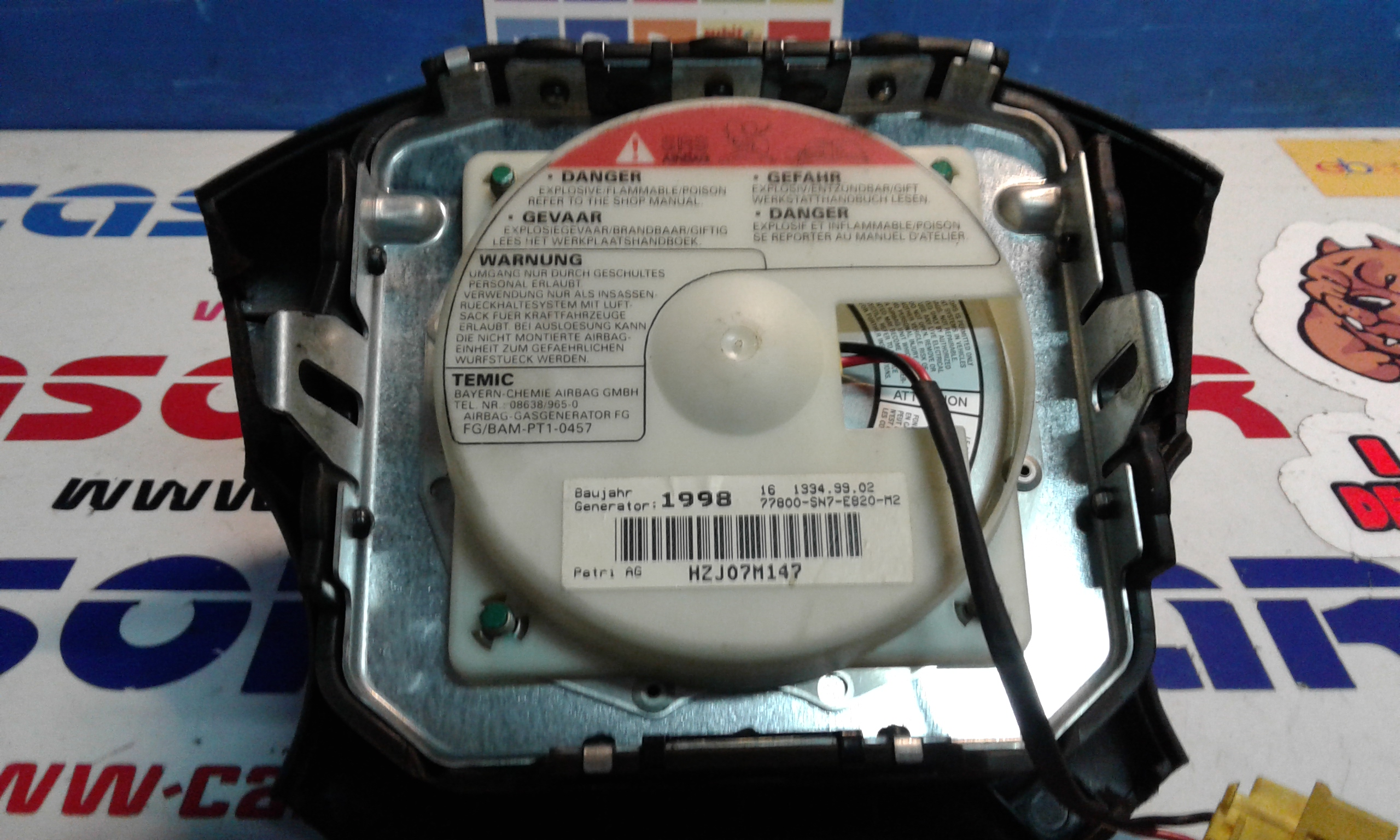 Dispositivo Airbag Lato Guida 06770SN7E90ZA Usato