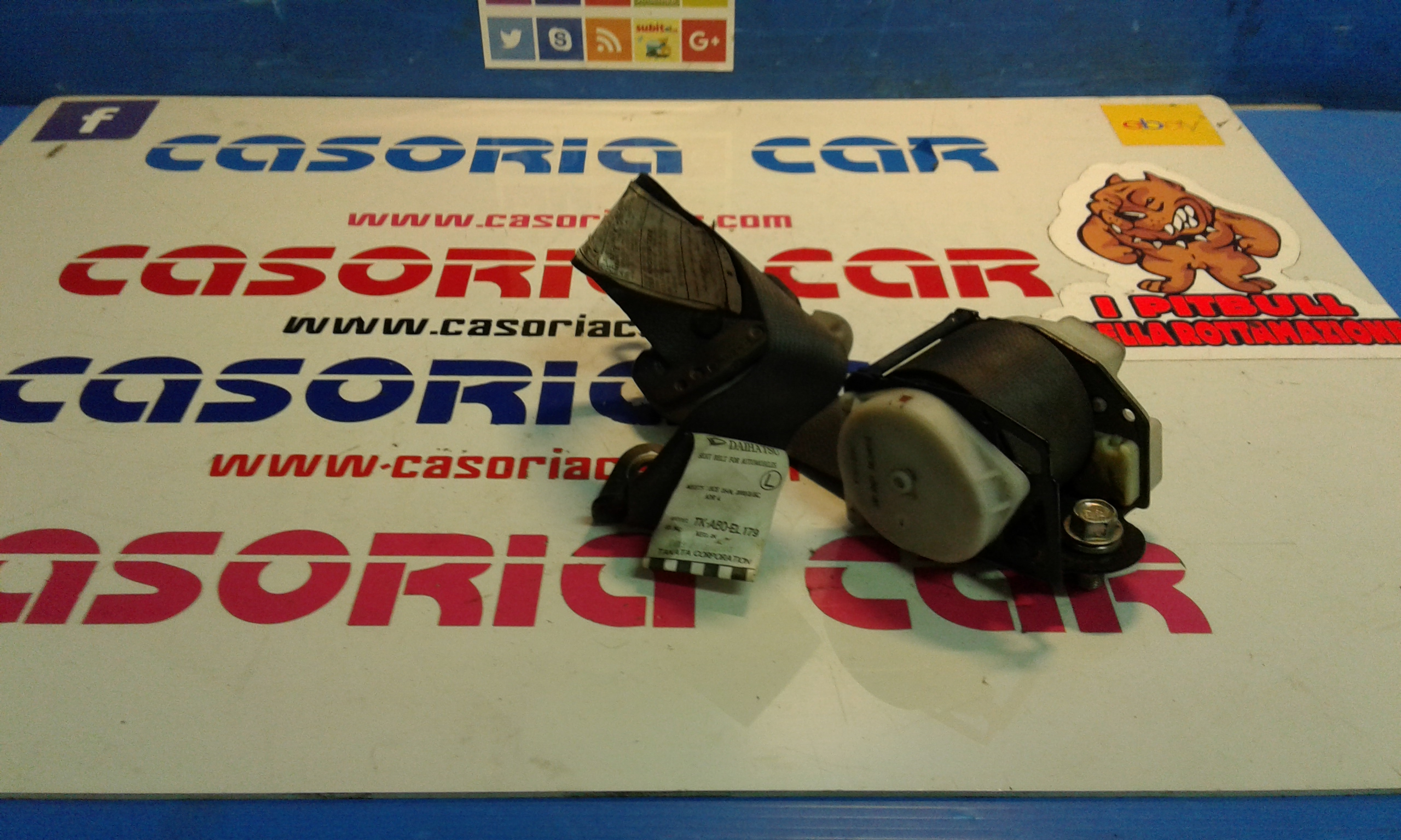 Cintura Di Sicurezza Post. Destro , Cintura Di Sicurezza Post. Sinistro , Cintura Sicurezza Post. Centr. Usato