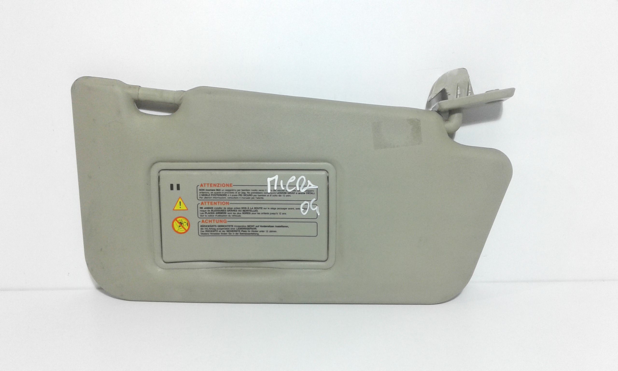 Aletta Parasole Parabrezza Destro Usato