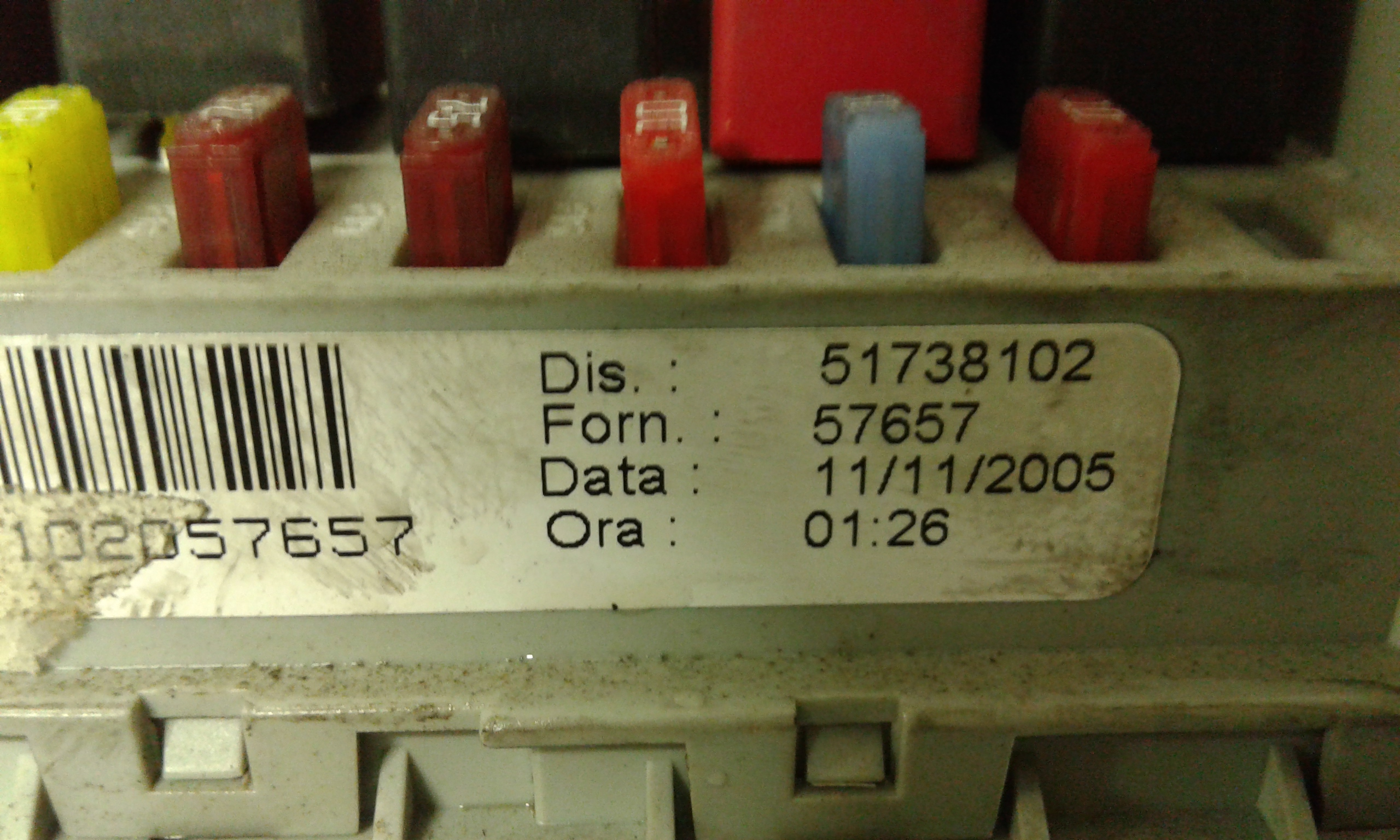 Scatola Fusibili Usato