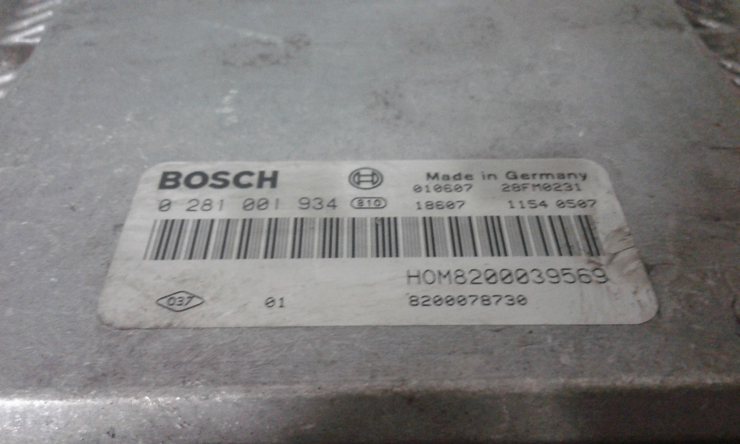 Centralina Iniezione 8200204738 Usato