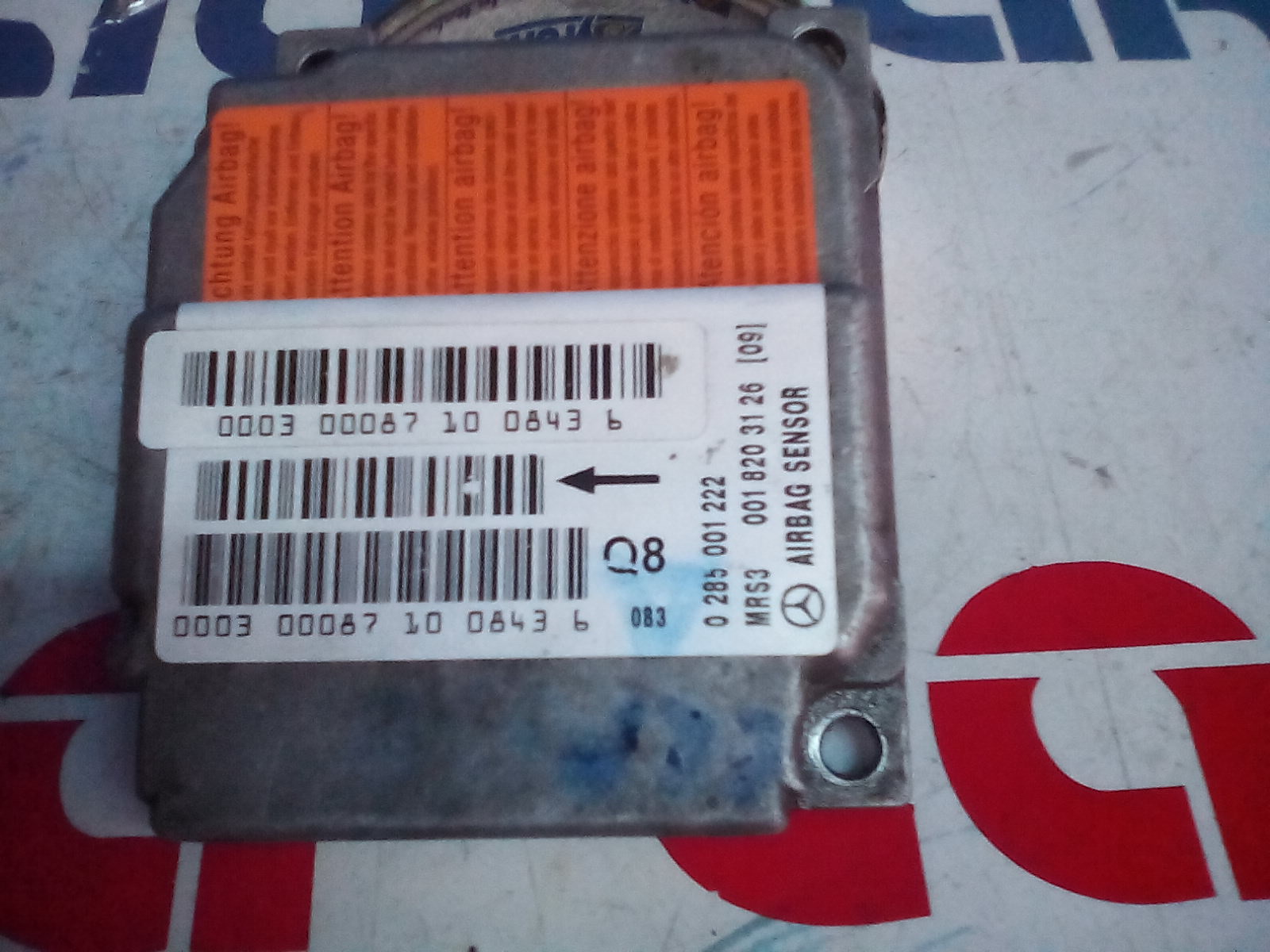 Centralina Comando Airbag A0018203126 Usato