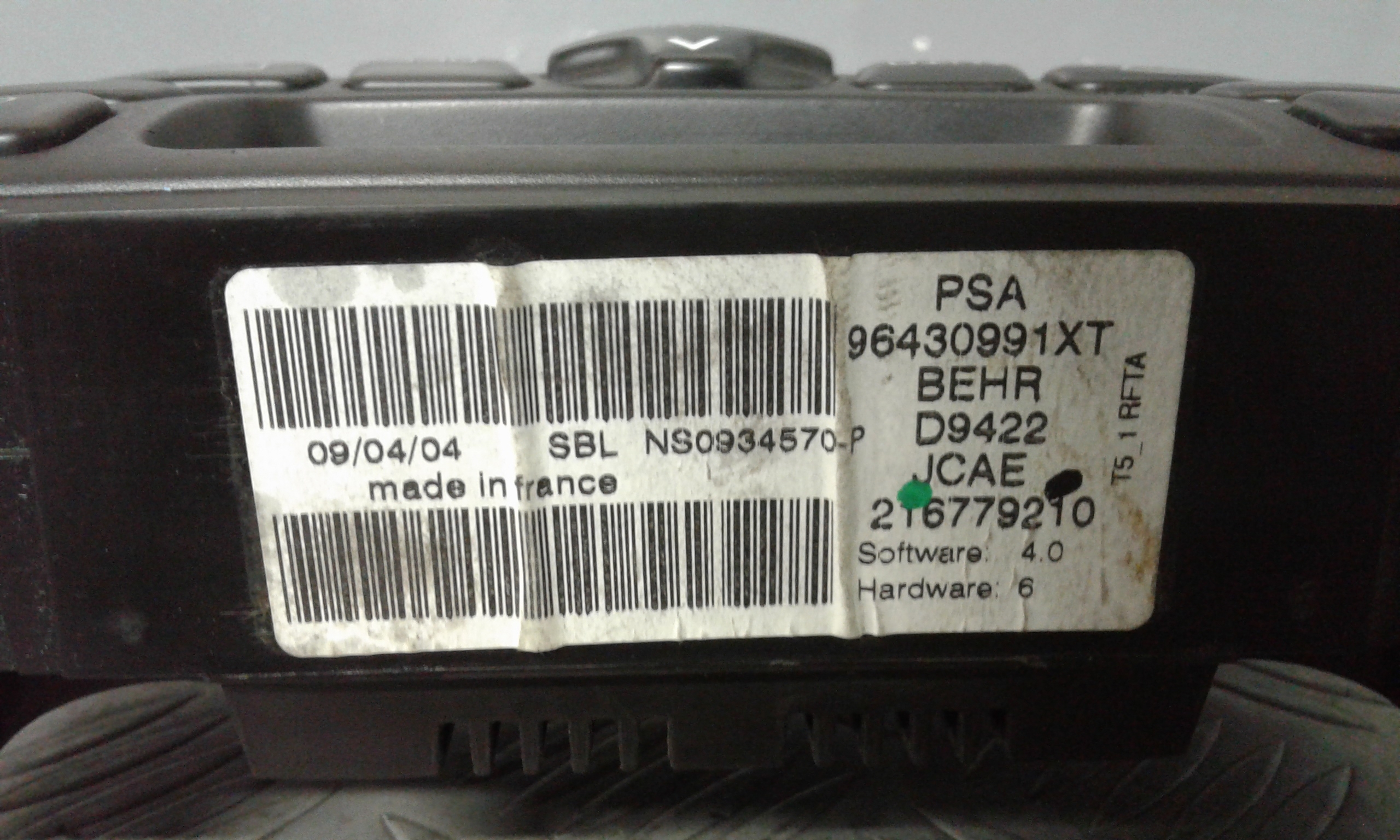 Blocco Comando Climatizzazione 6451JP Usato