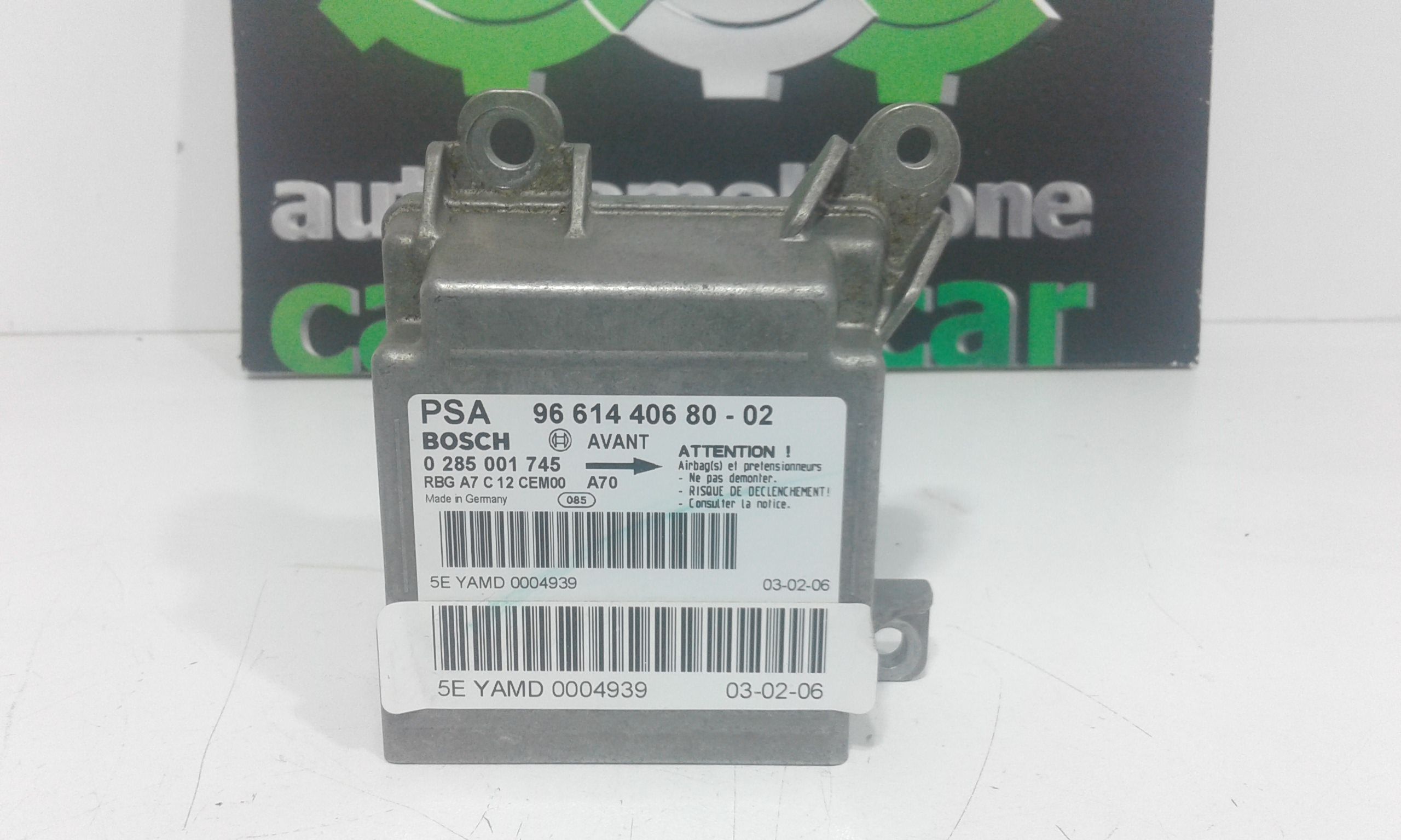 Centralina Comando Airbag 6546J6 Usato