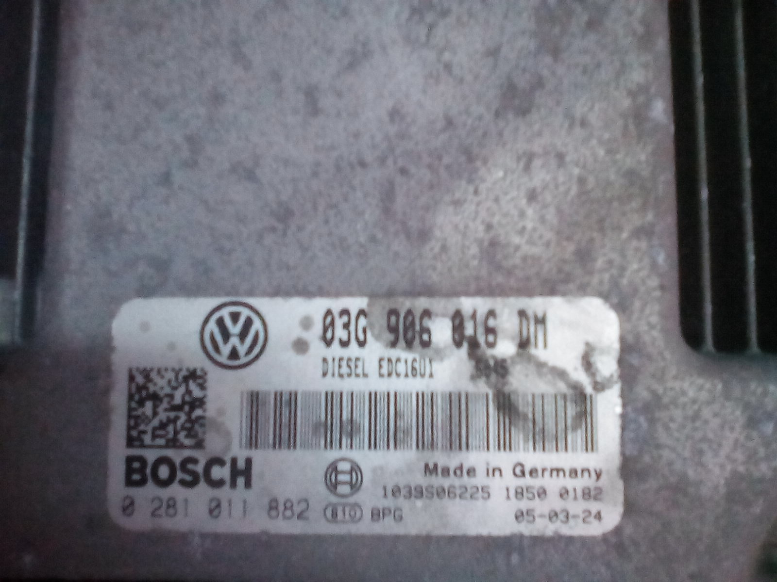 Centralina Iniezione 06A906033ES Usato