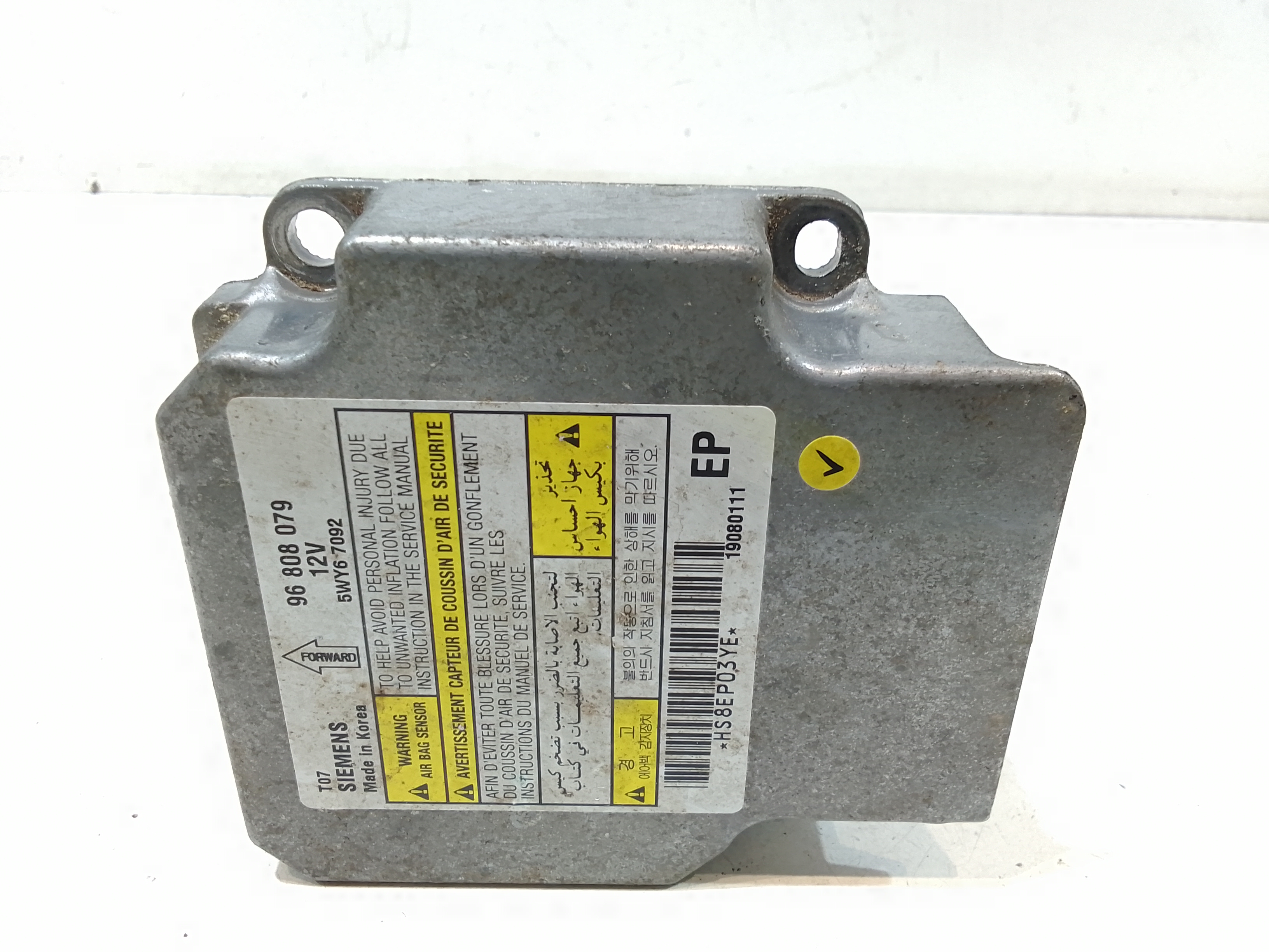 Centralina Comando Airbag 3891068L01000 Usato