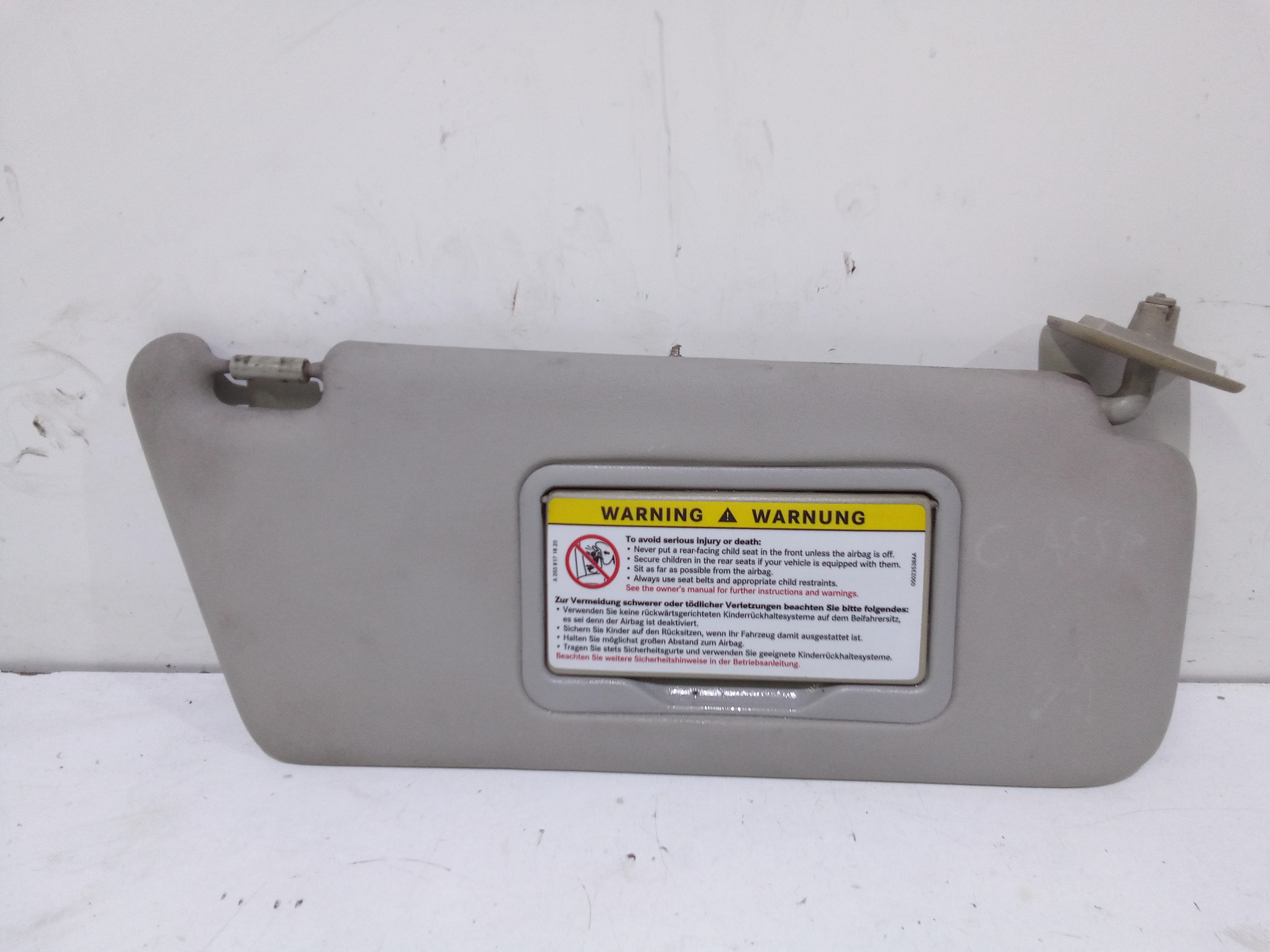 Aletta Parasole Parabrezza Destro Usato