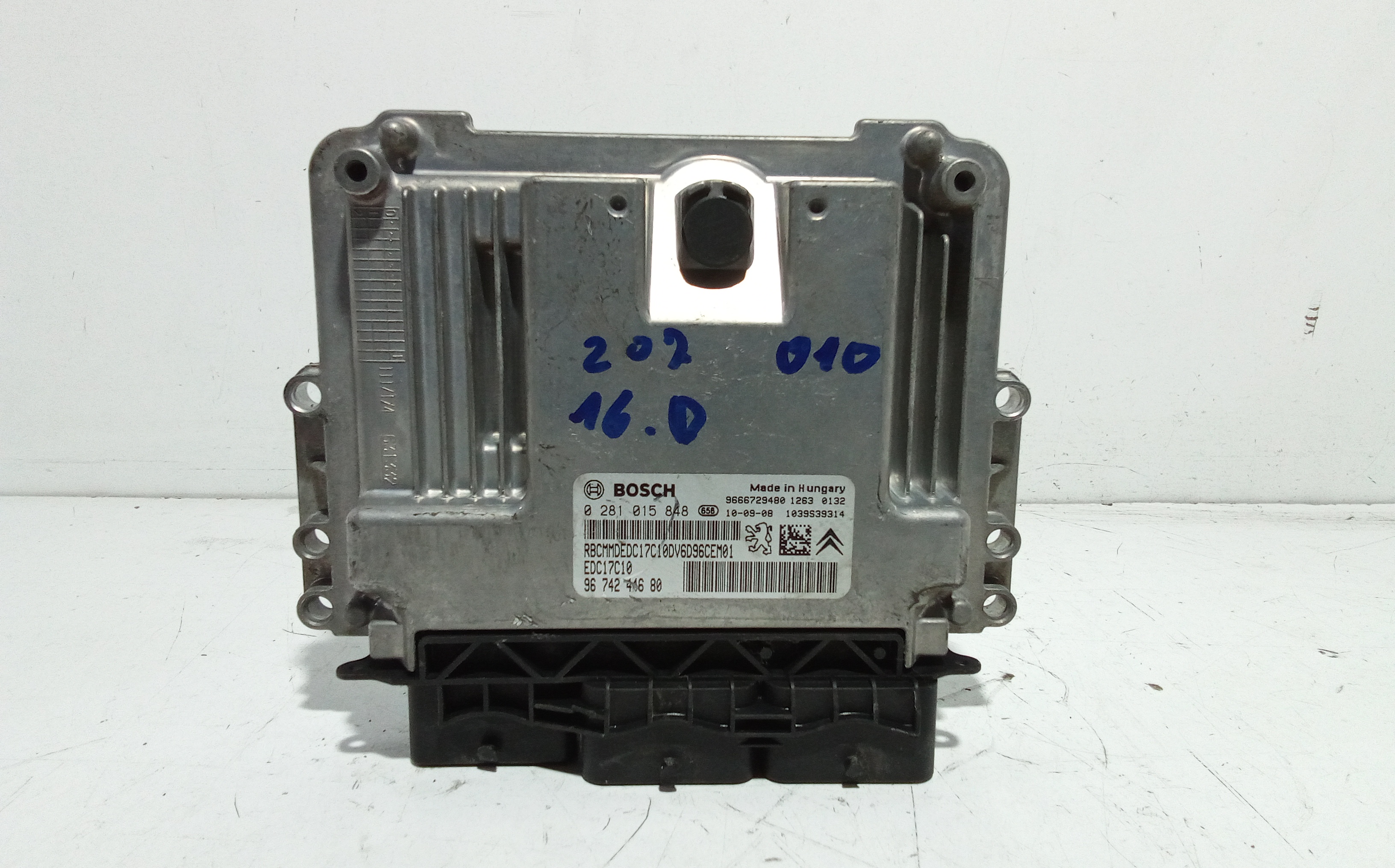 Centralina Iniezione 1607236080 Usato