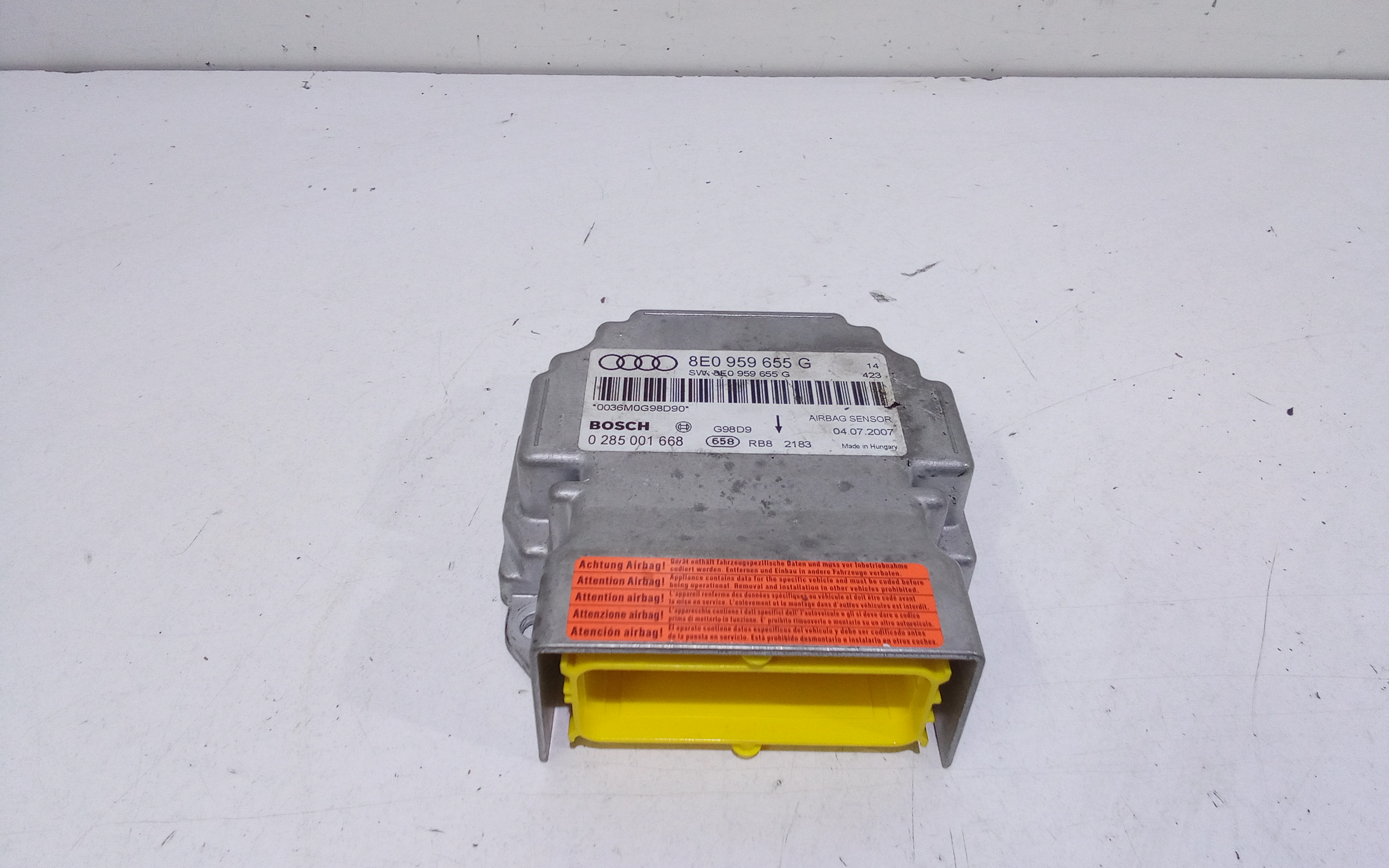 Centralina Comando Airbag 8E0959655G Usato