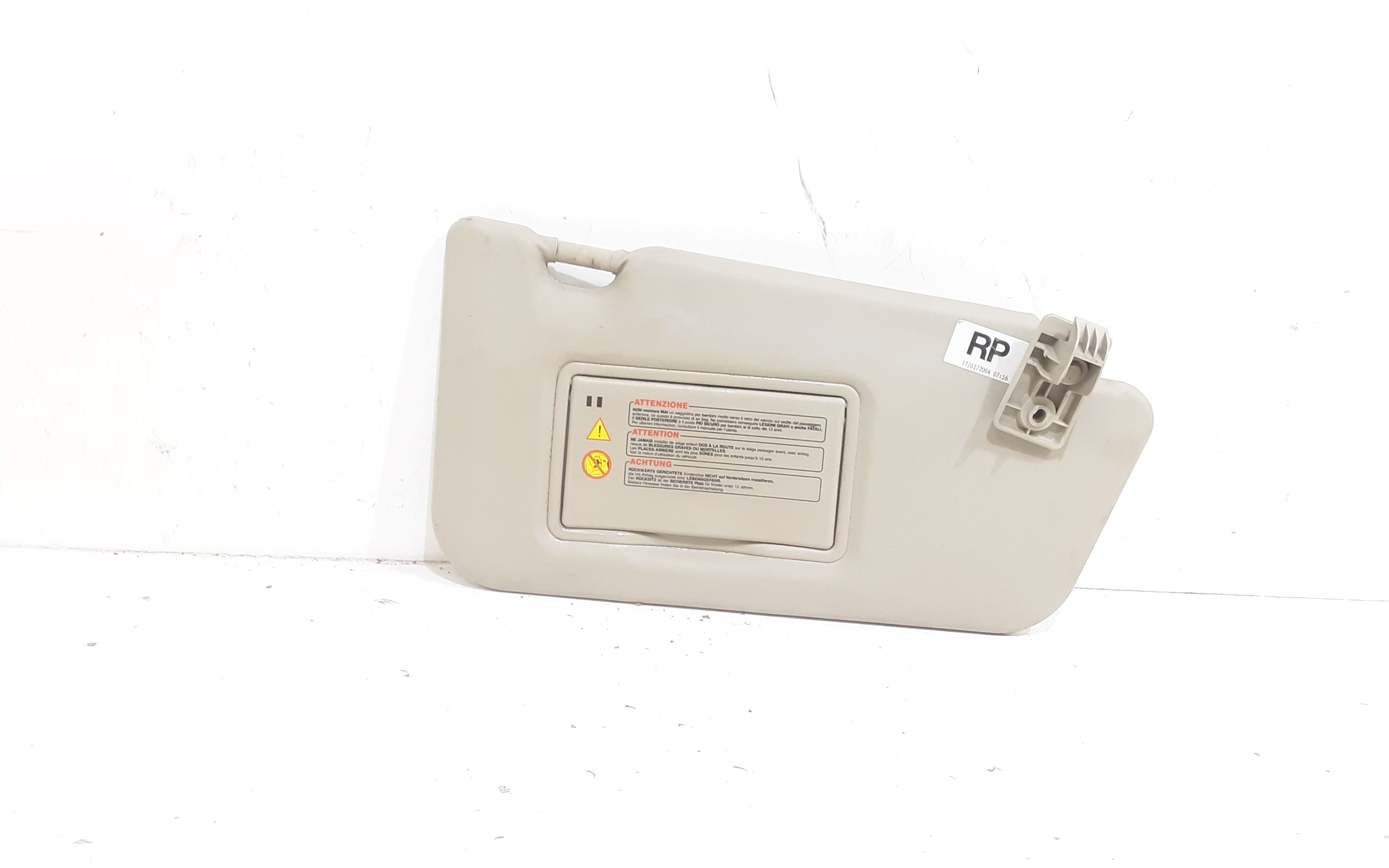 Aletta Parasole Parabrezza Destro Usato