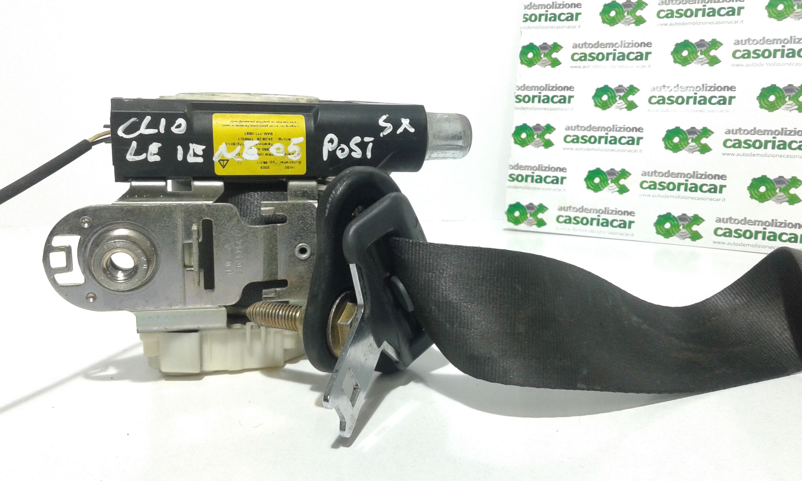 Cintura Di Sicurezza Post. Sinistro 8200683950 Usato