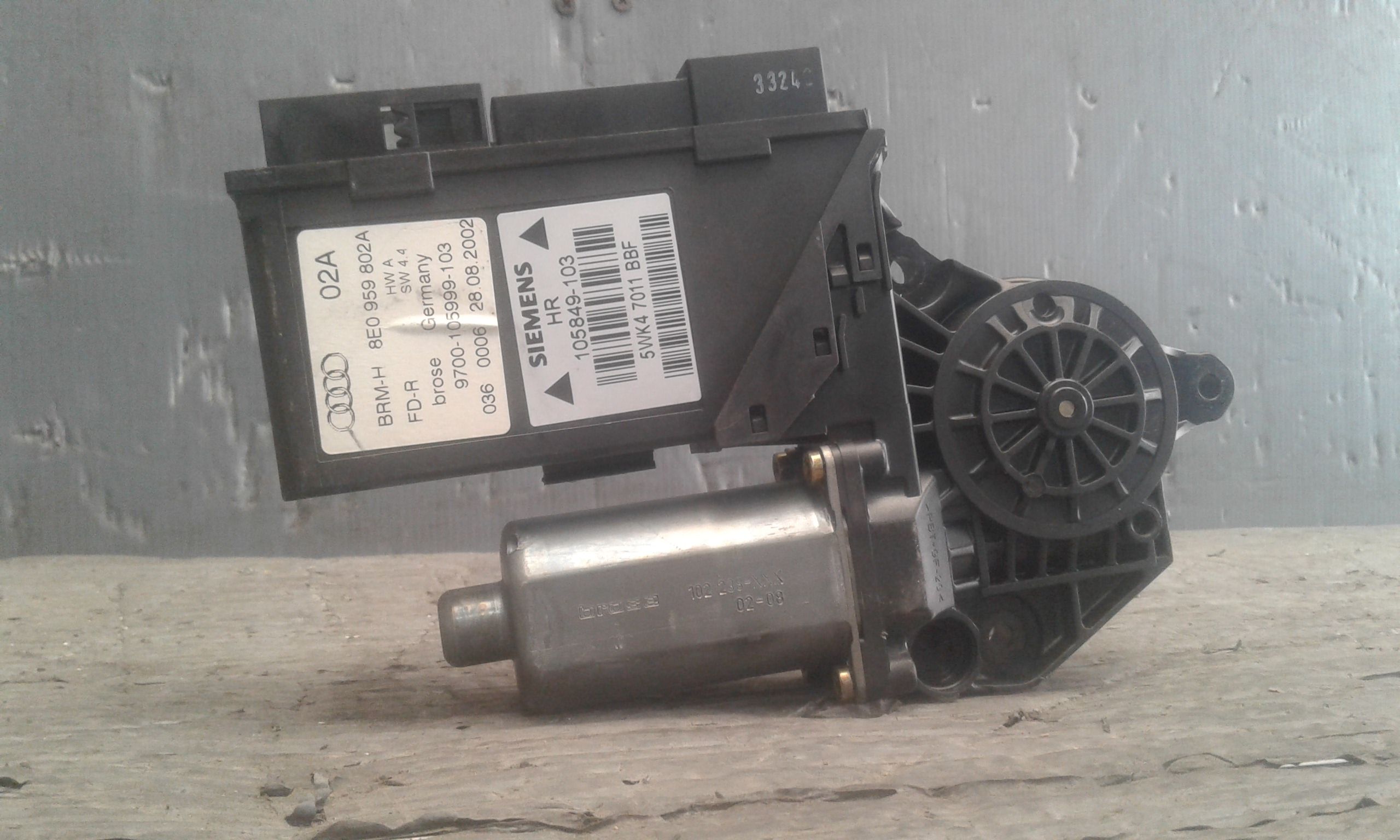 Motorino Alzacristallo Porta Post. Destro 8E0959802E Usato