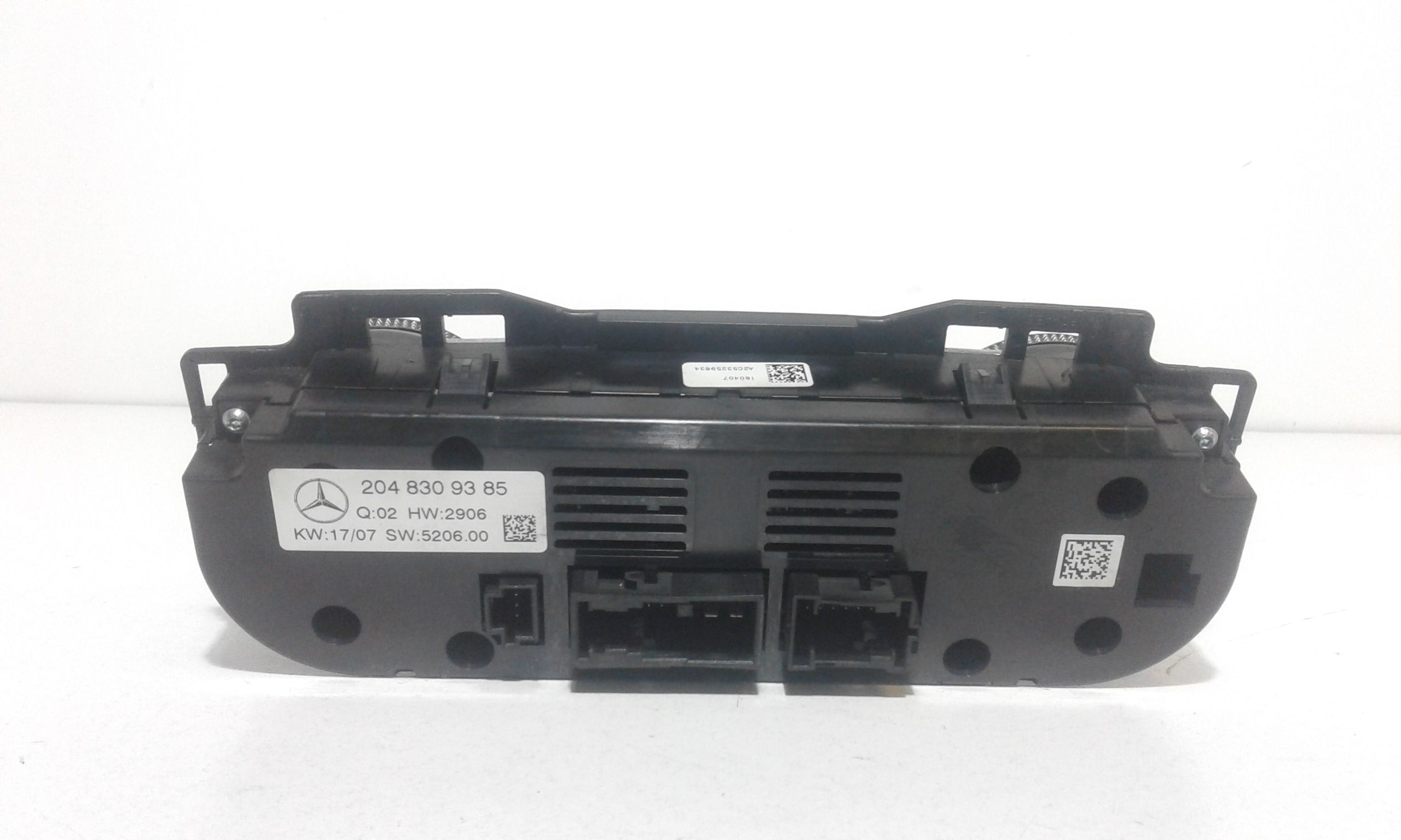 Blocco Comando Climatizzazione A2049000807 Usato