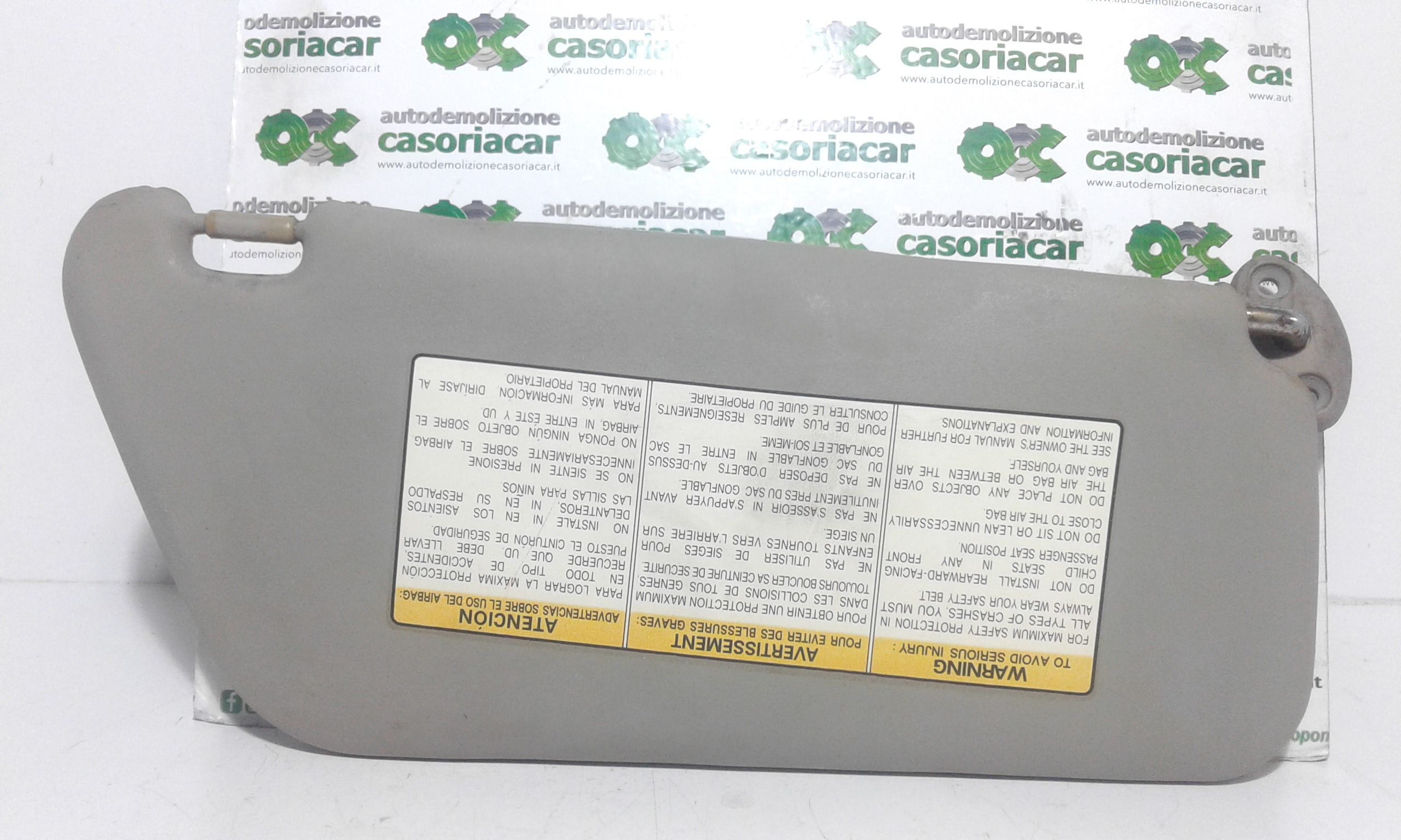 Aletta Parasole Parabrezza Sinistro 96279932 Usato