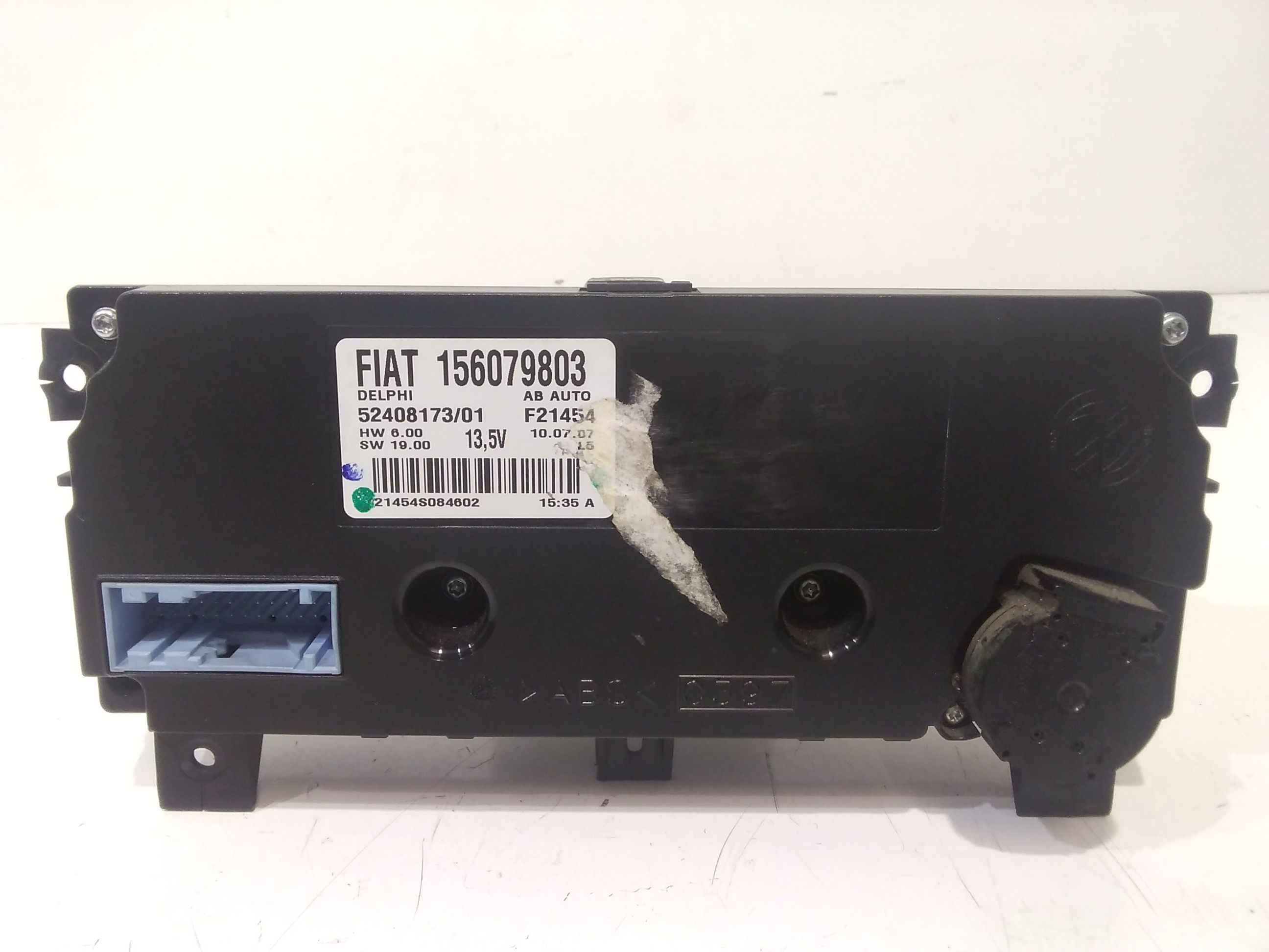 Blocco Comando Climatizzazione 60696621 Usato