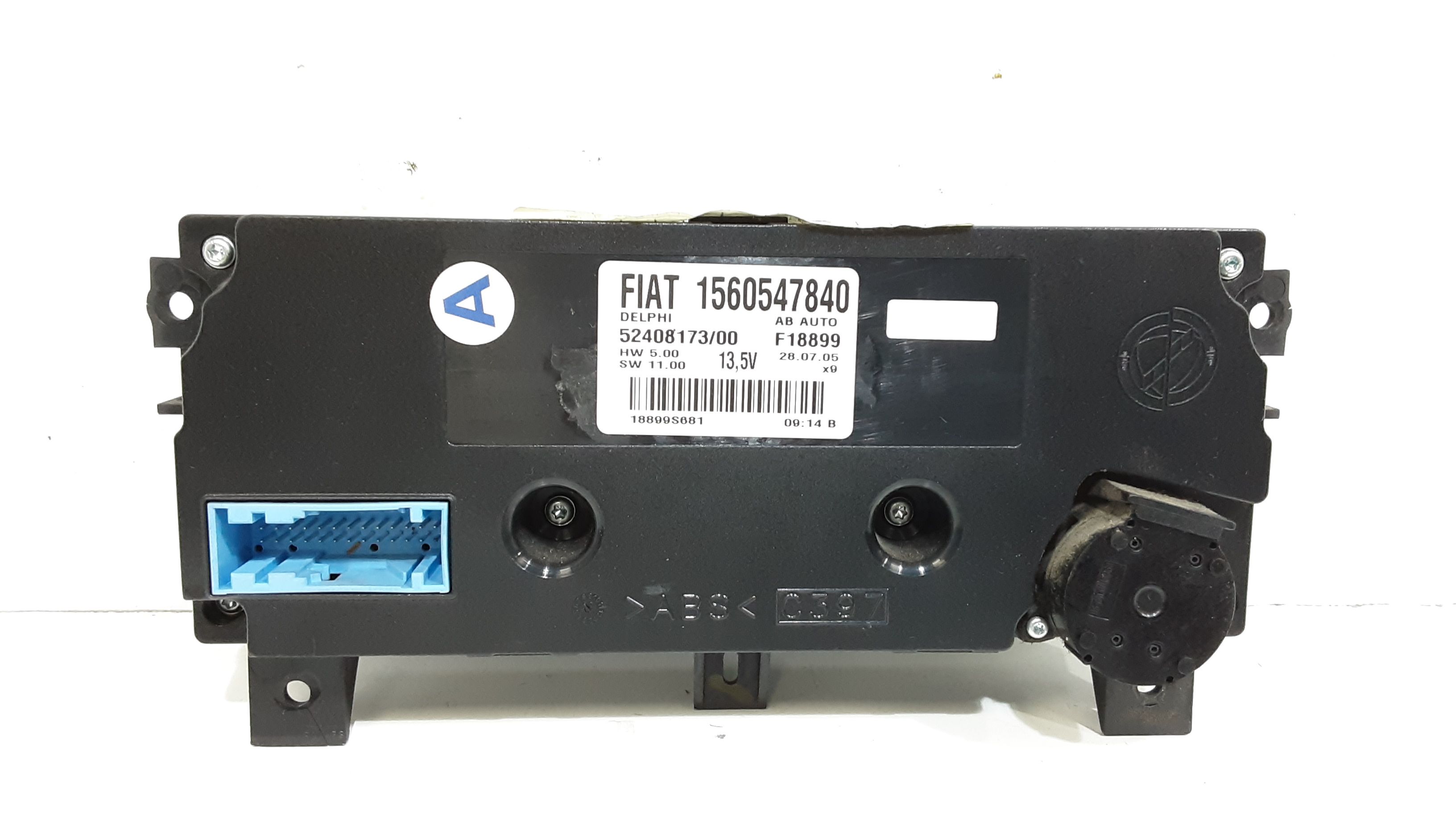 Blocco Comando Climatizzazione 60696621 Usato