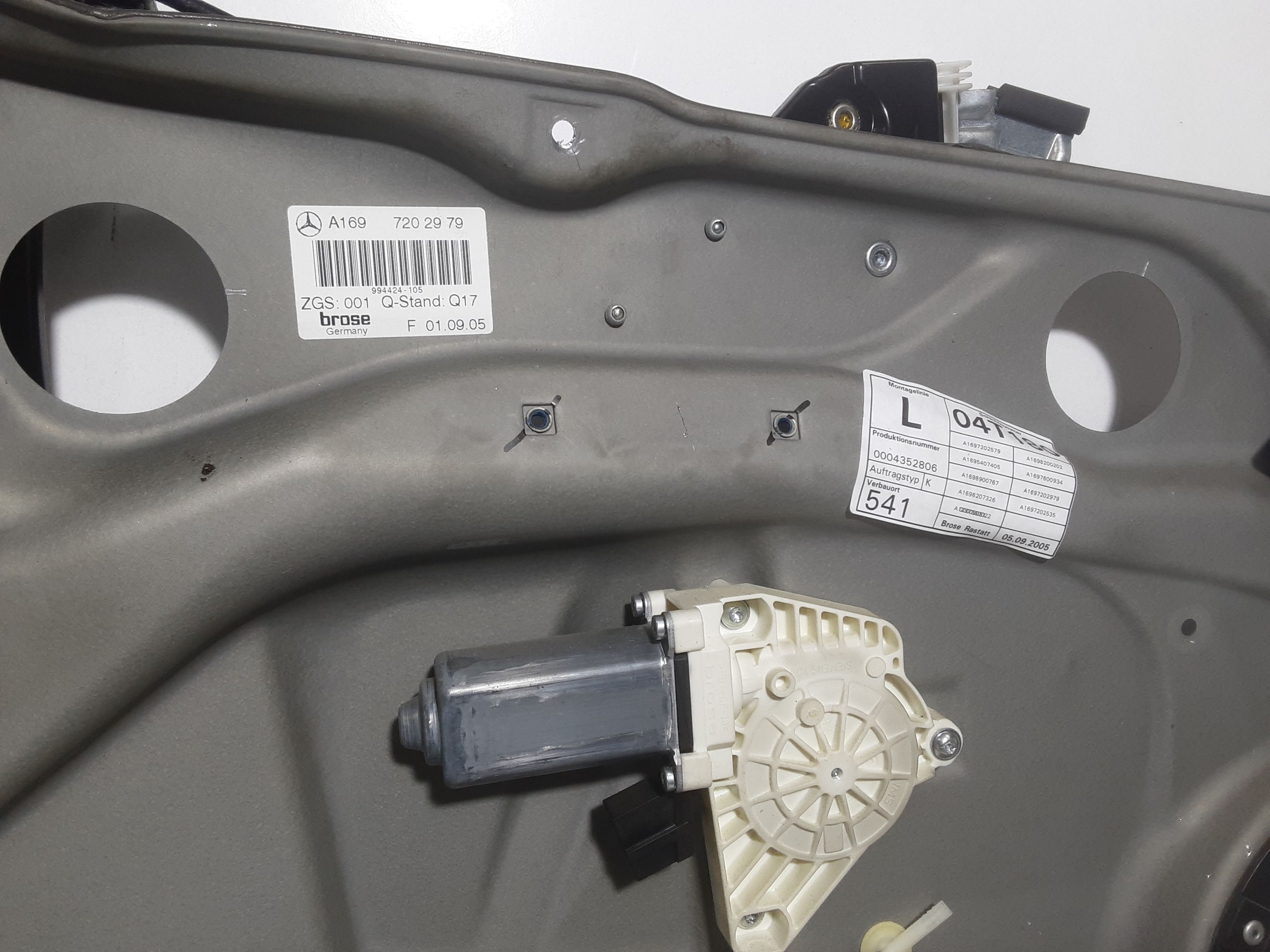 Alzacristallo Porta Ant. Sinistro Usato