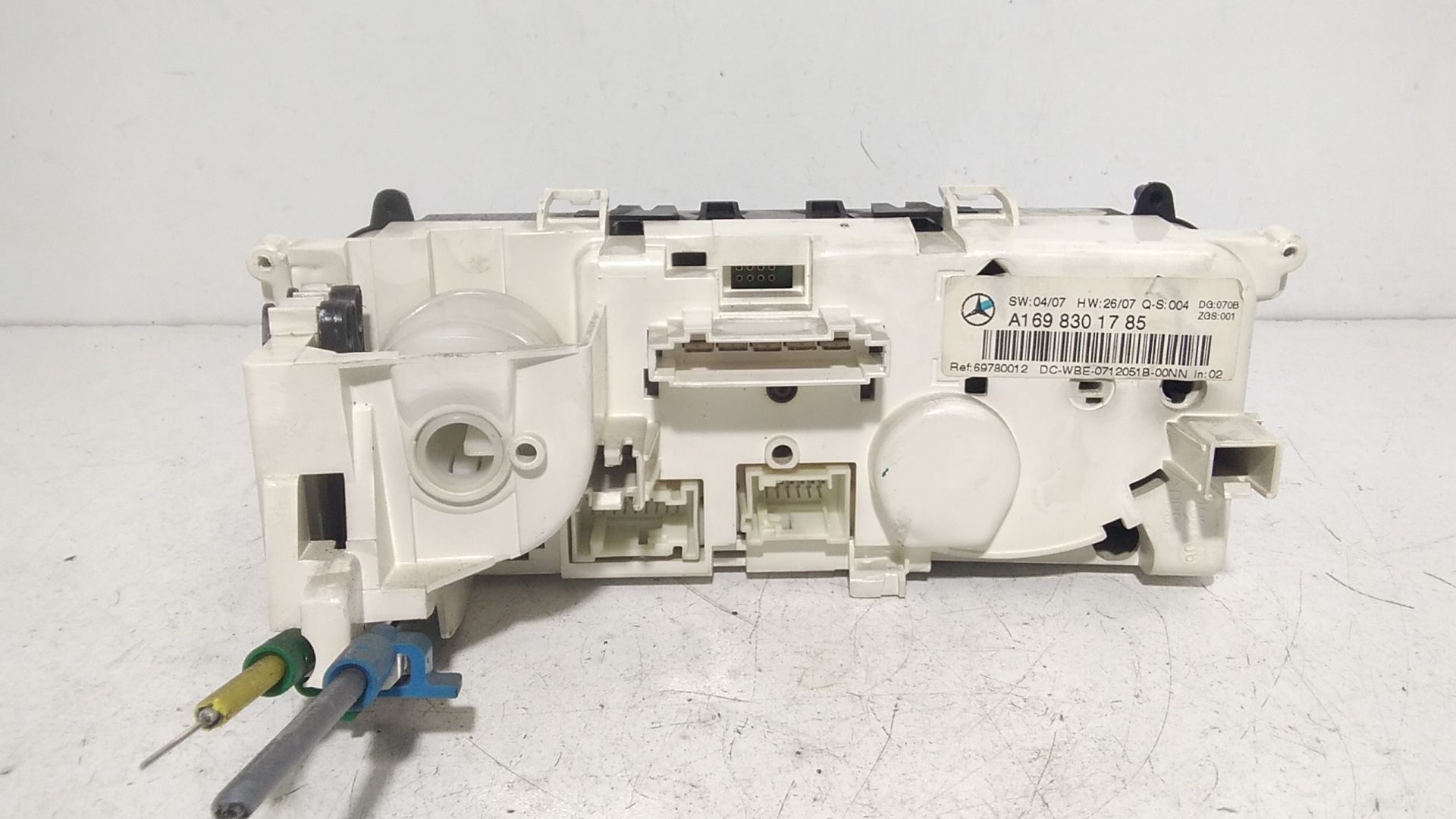 Blocco Comando Climatizzazione A1698302585 Usato