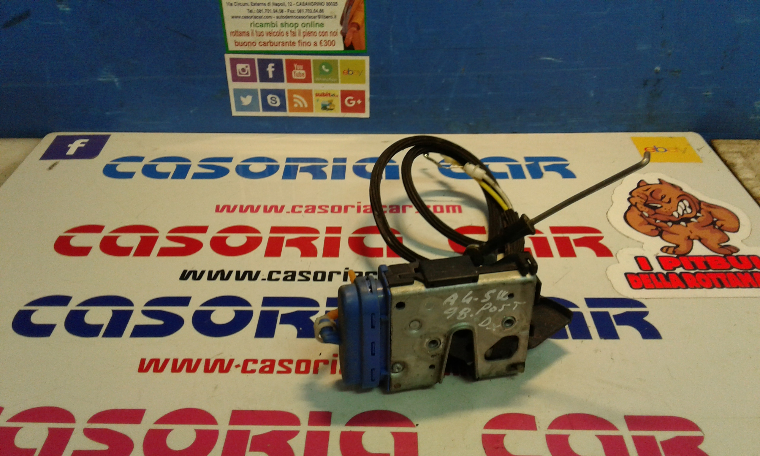 Serratura Porta Post. Destro 8D0839016A Usato