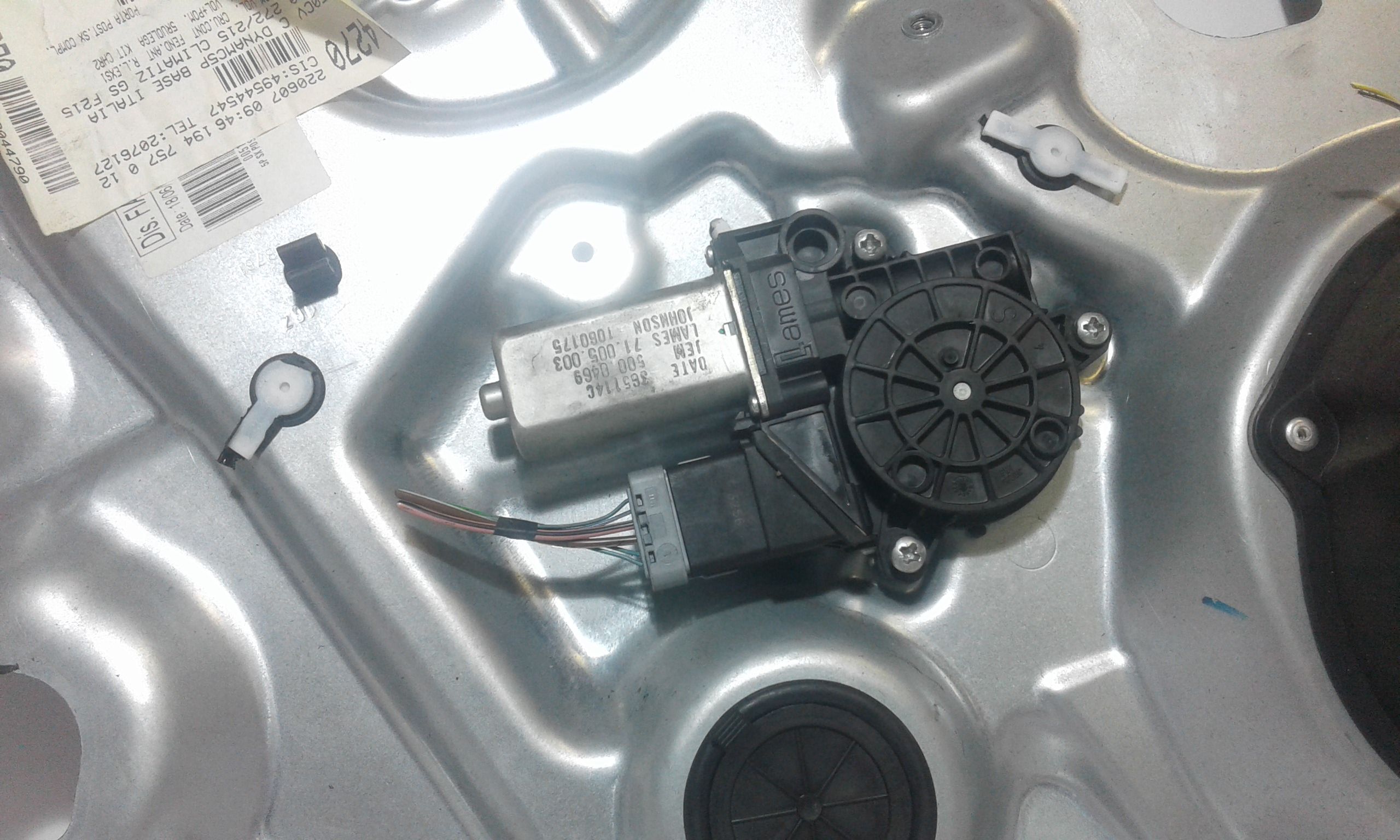 Alzacristallo Elettr. Porta Post. Sinistro Usato