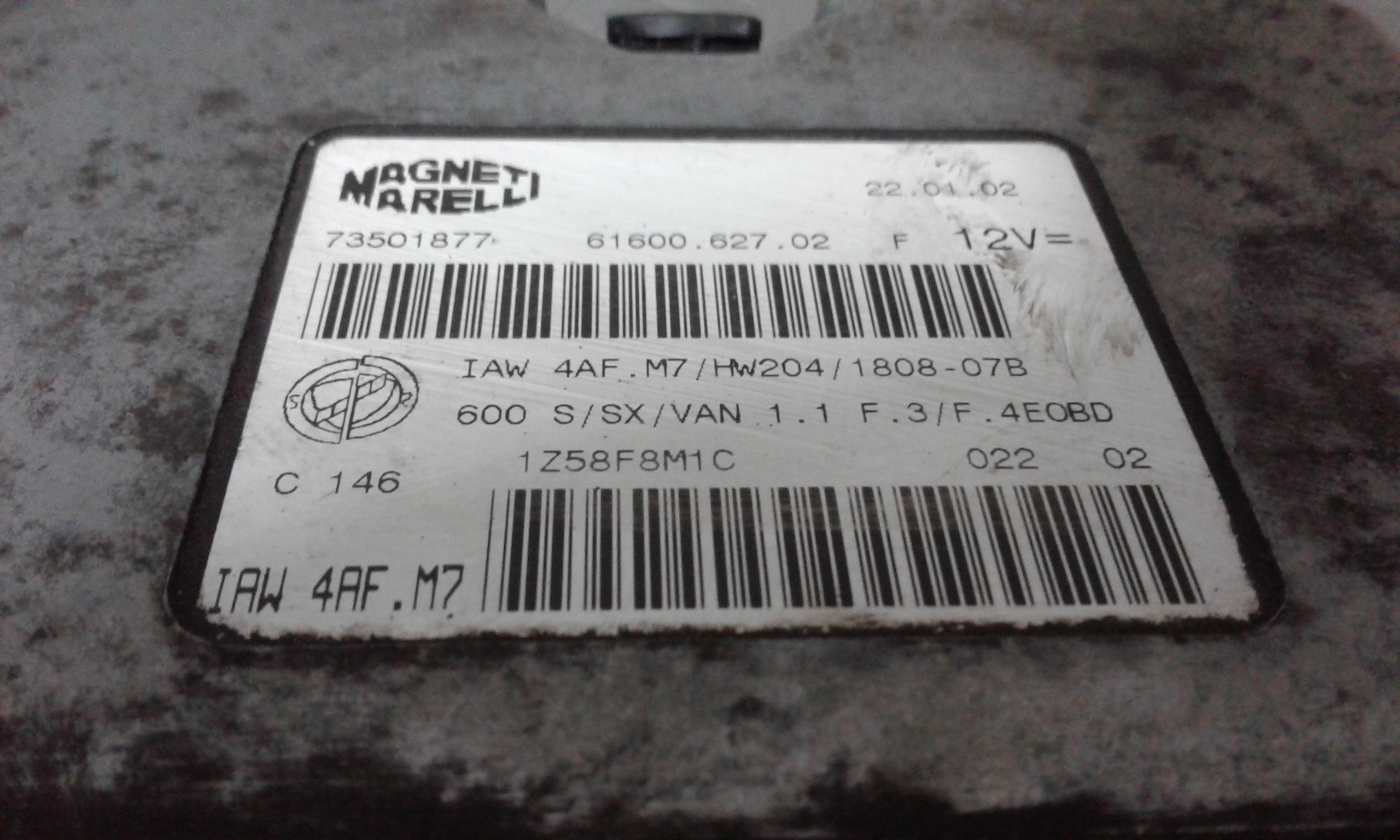 Centralina Iniezione 46820325 Usato