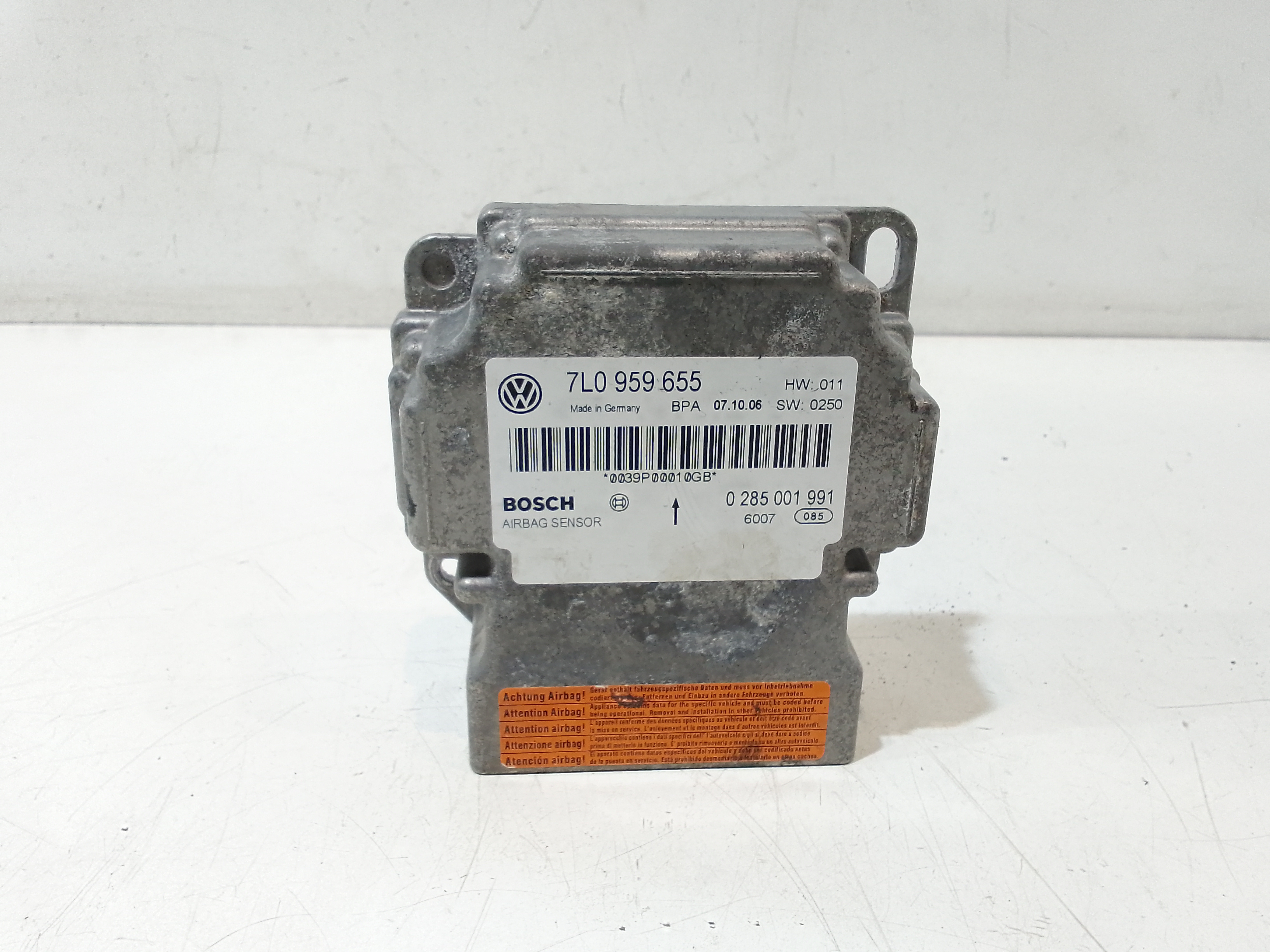 Centralina Comando Airbag 3D0909601E00B Usato