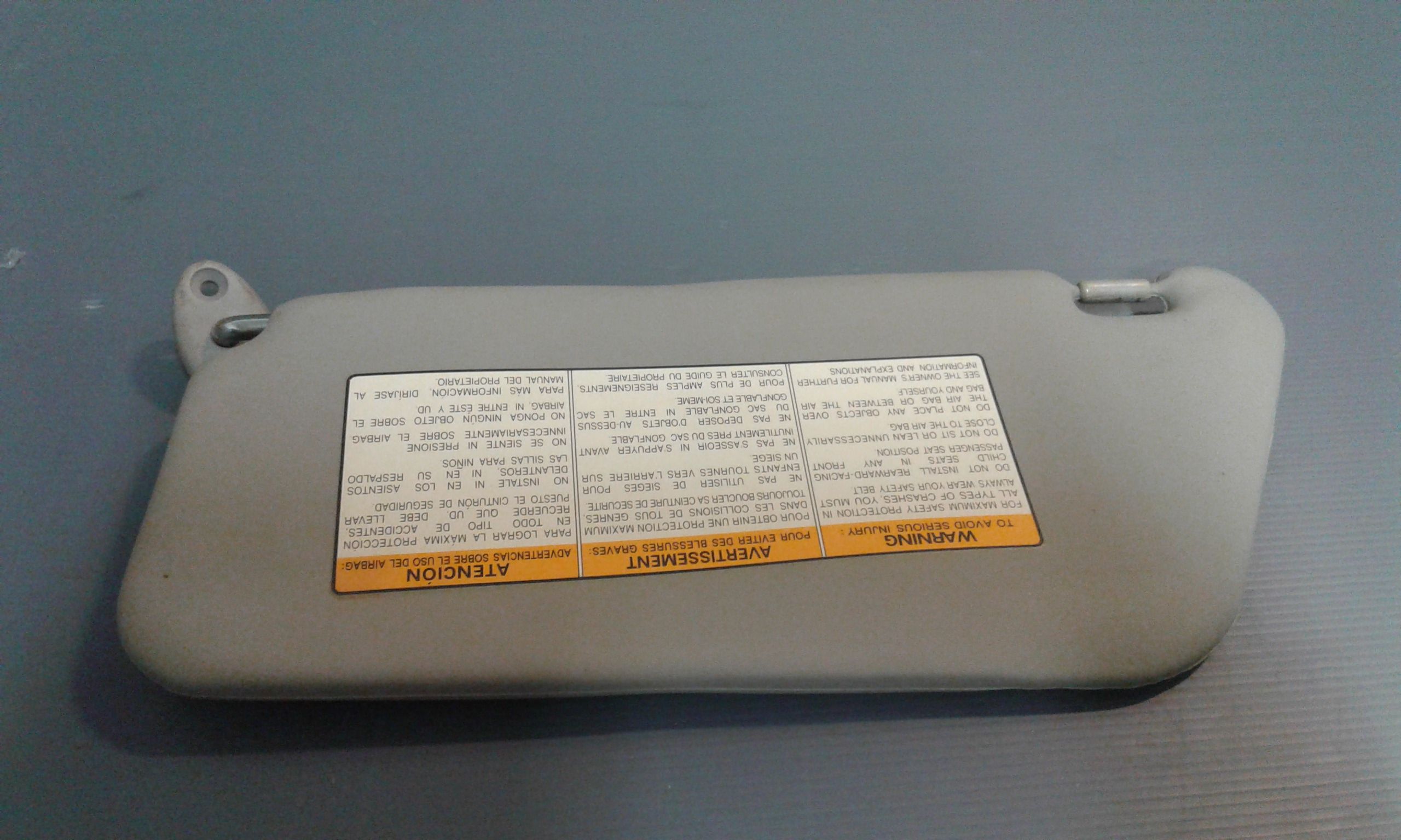 Aletta Parasole Parabrezza Destro 96280100 Usato