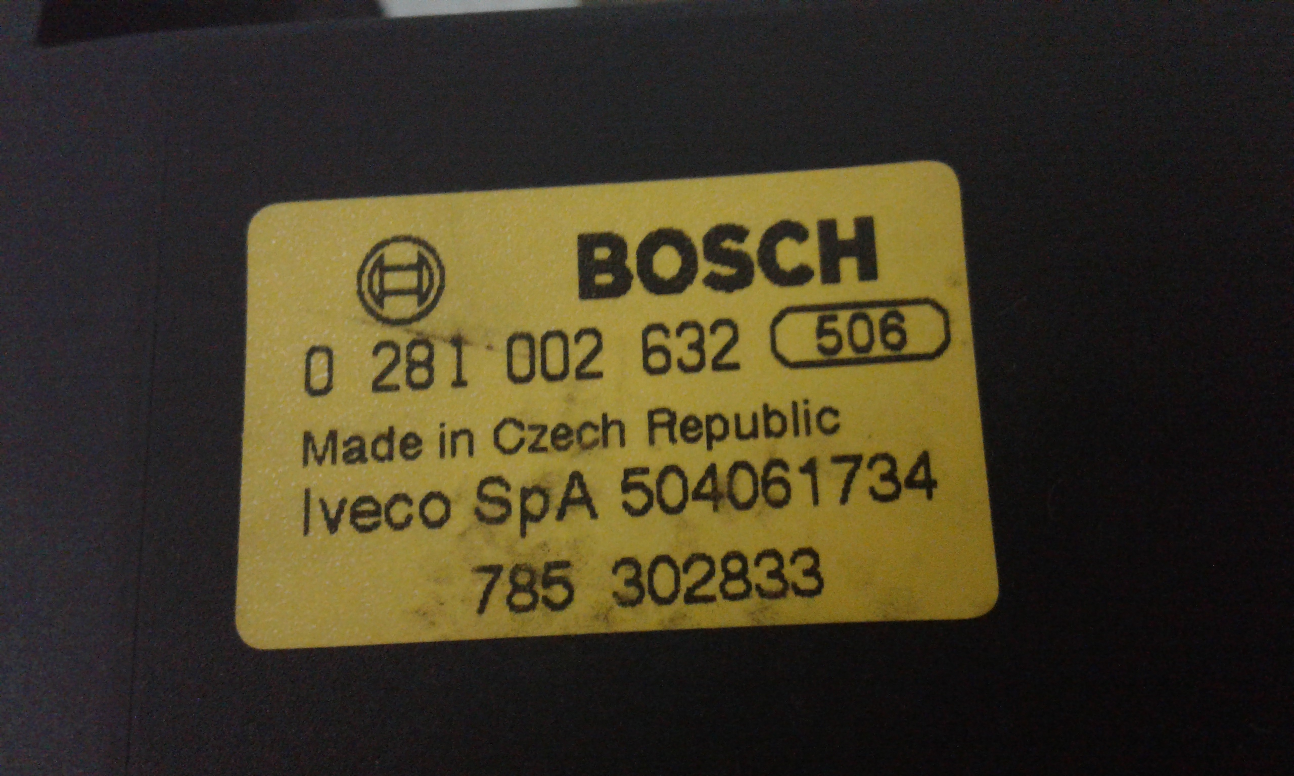 Pedale Acceleratore 504061734 Usato