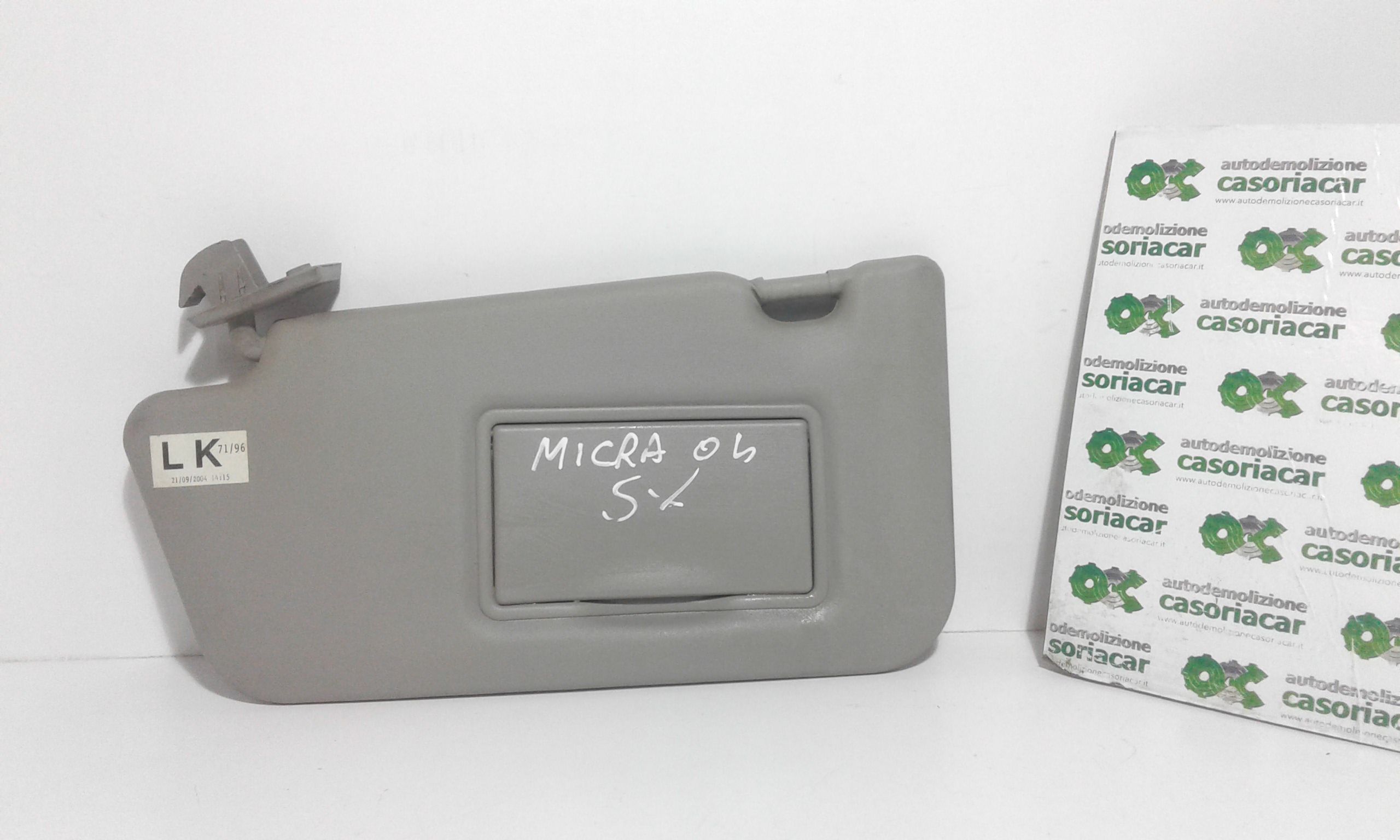 Aletta Parasole Parabrezza Sinistro Usato