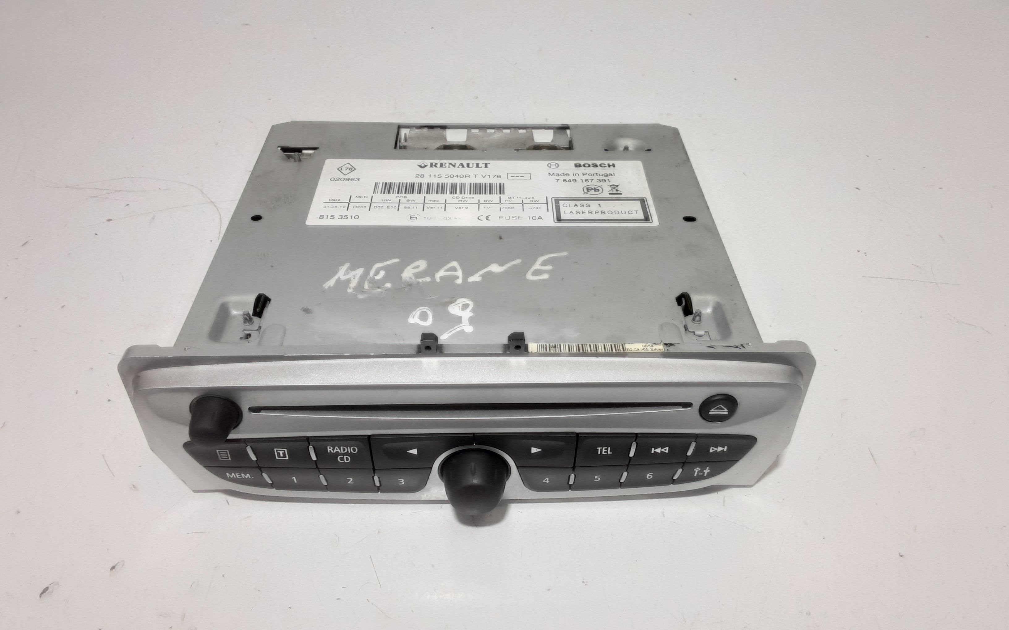 Autoradio 281153266R Usato