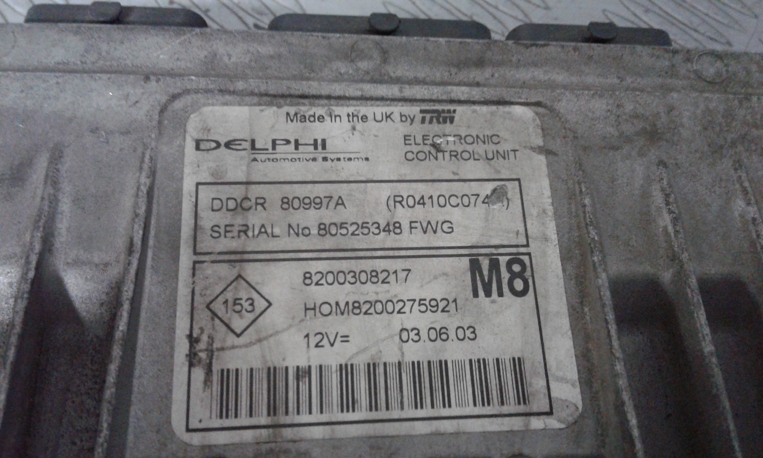 Centralina Iniezione 23710AX32D Usato