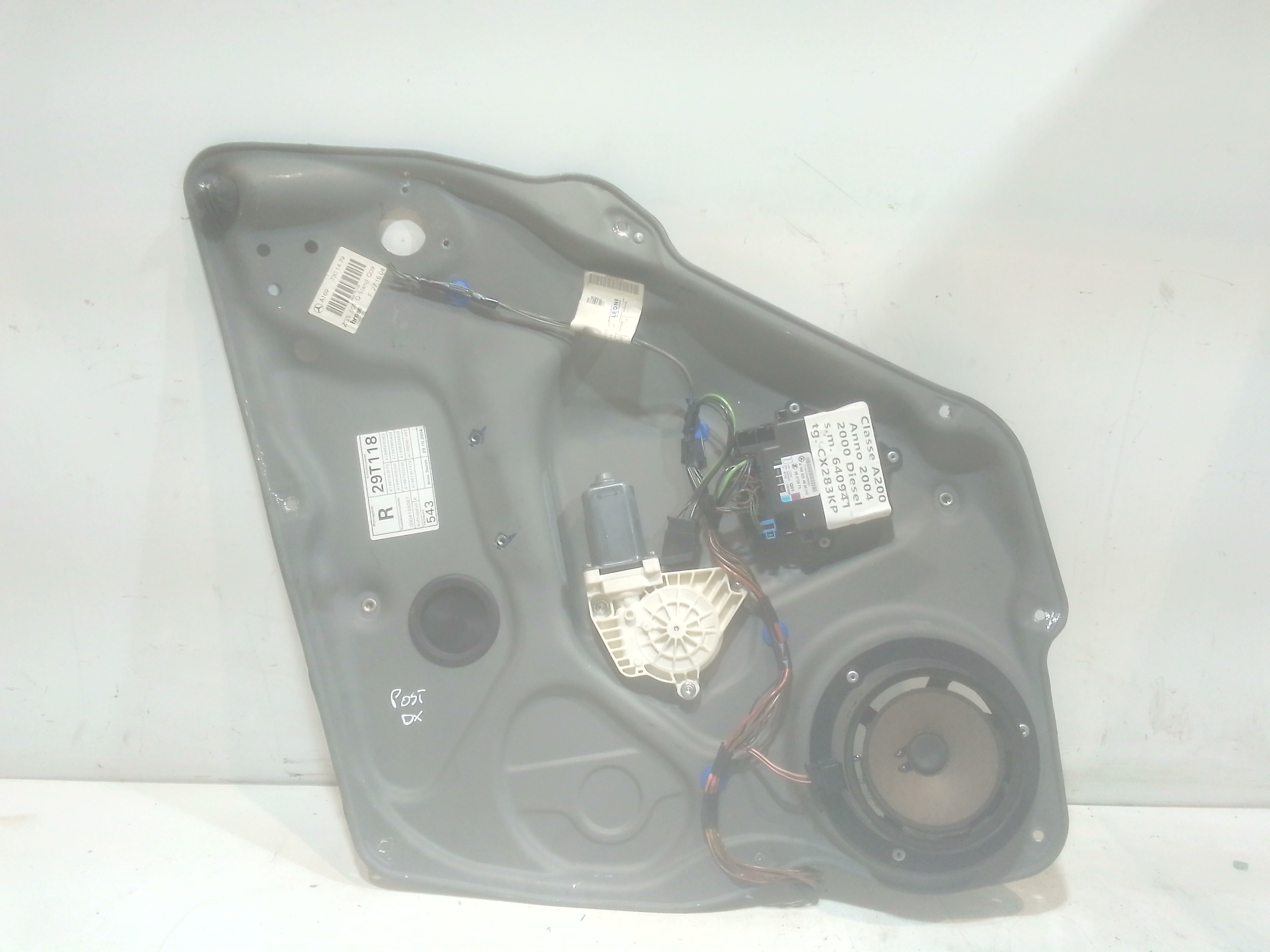 Alzacristallo Porta Post. Destro A1697303279 Usato