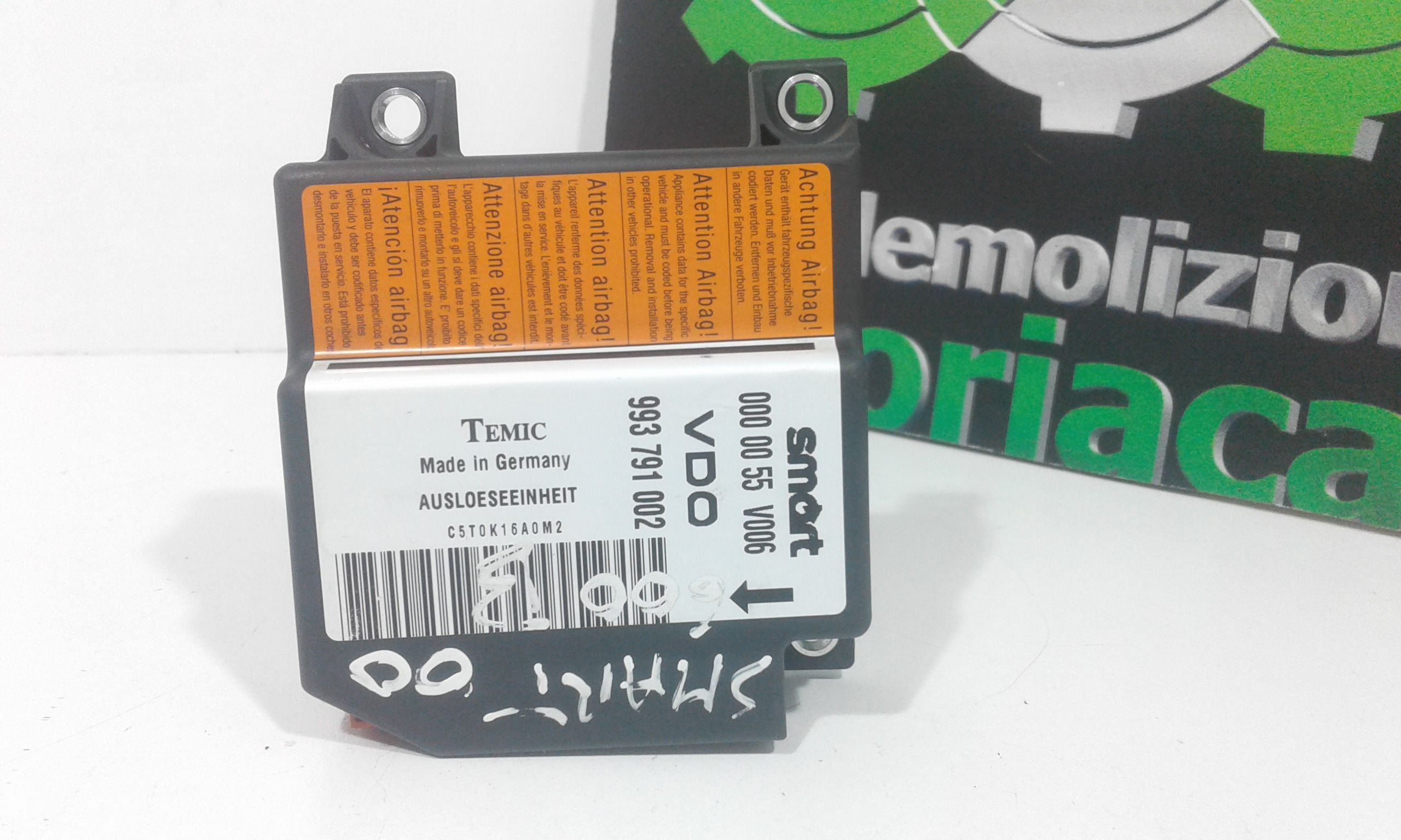 Centralina Comando Airbag Q0000055V008000000 Usato